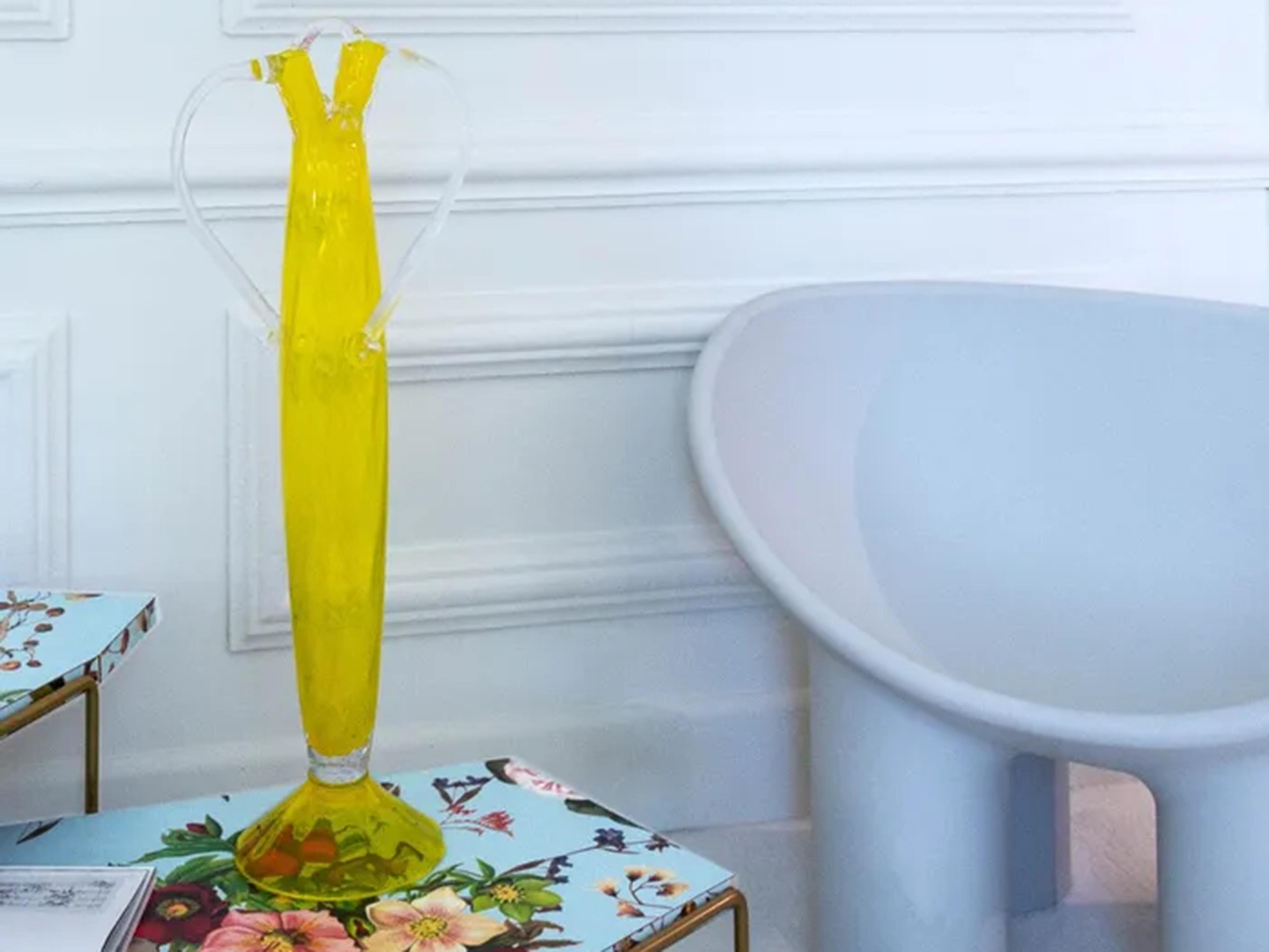 Driade Borek Sipek Yellow / Clear Vase