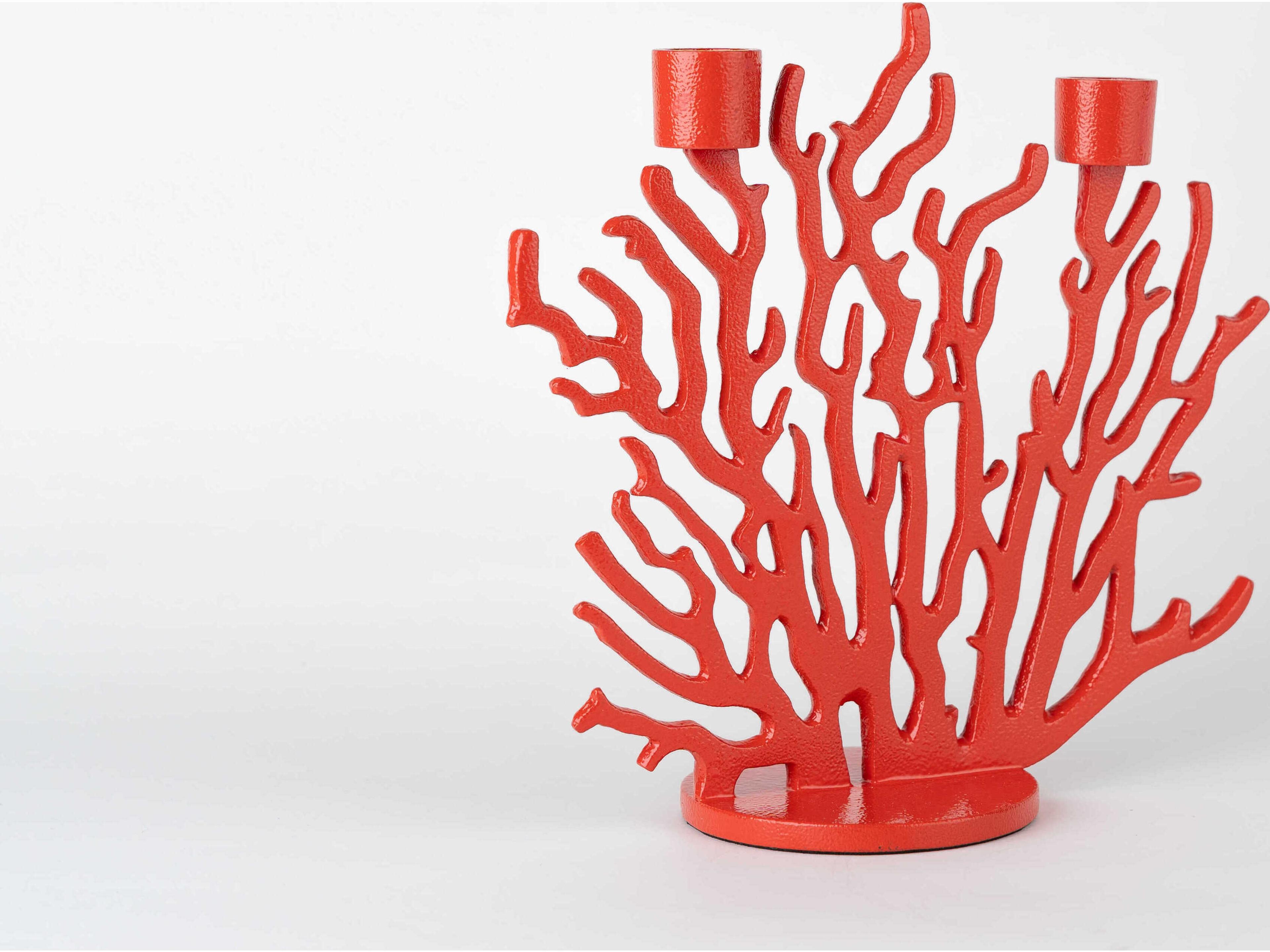 Driade Tenochtitlan Red Candle Holder