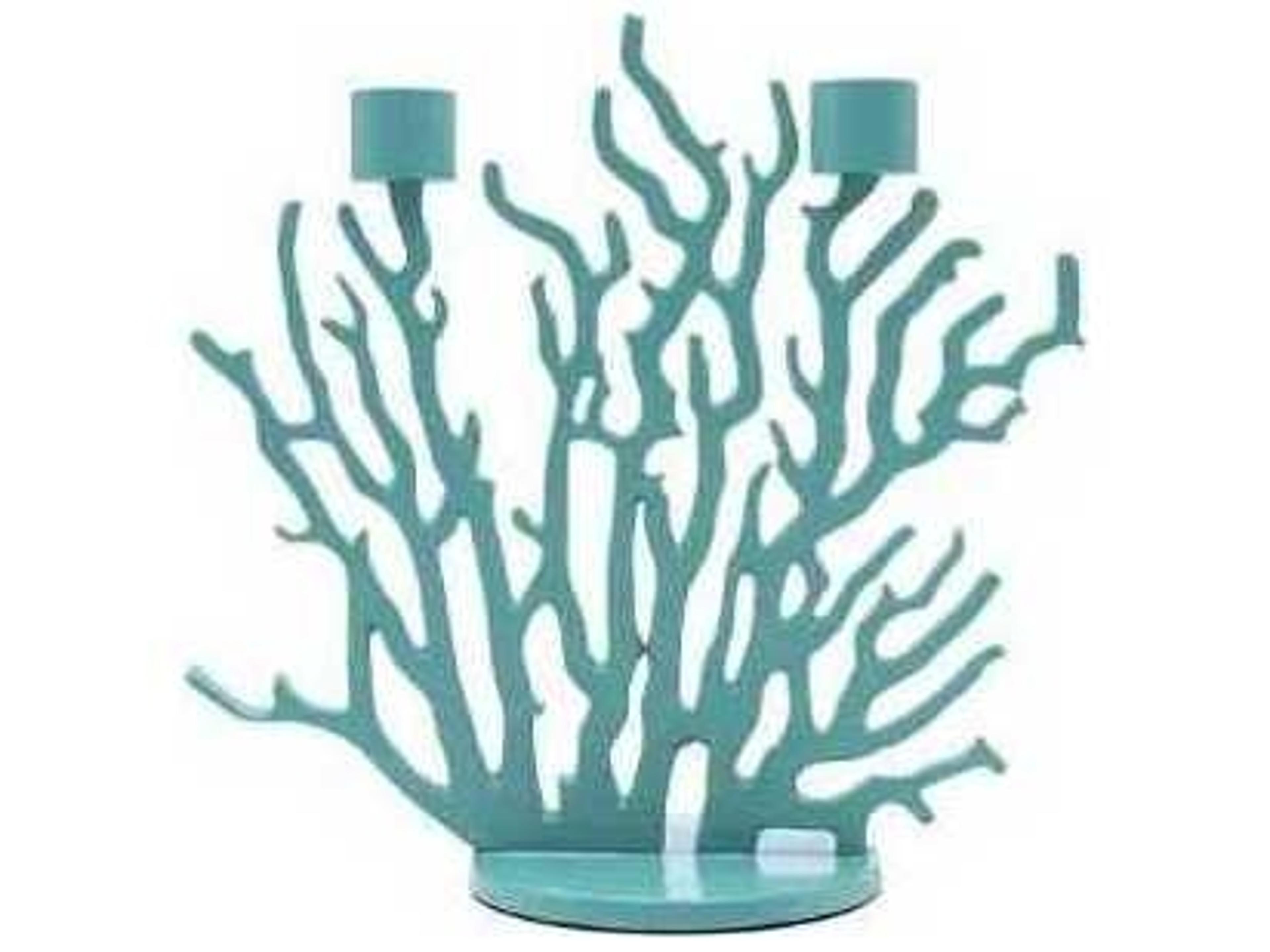 Tenochtitlan Green Aquamarine Candle Holder