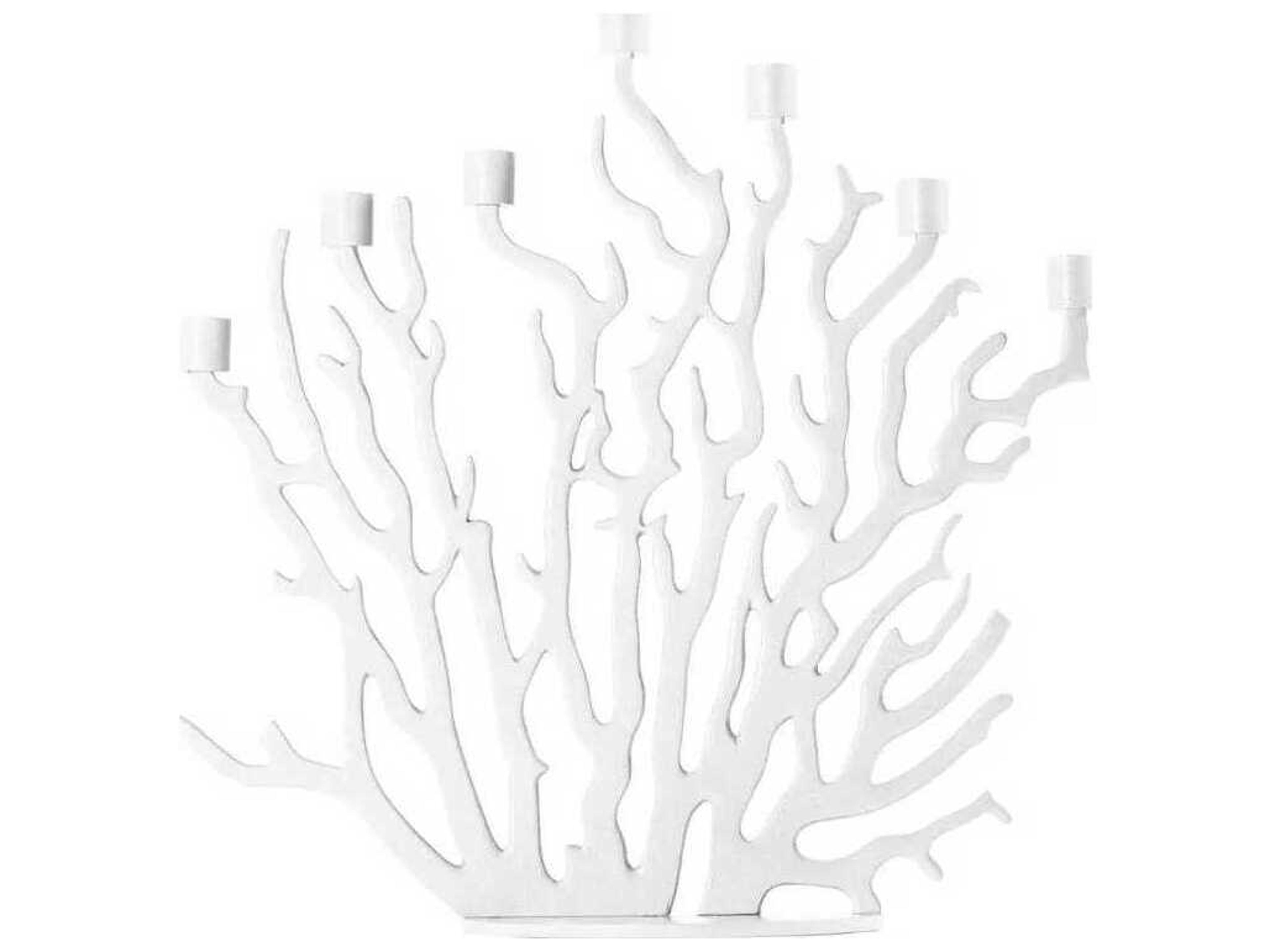 Tenochtitlan White Candle Holder