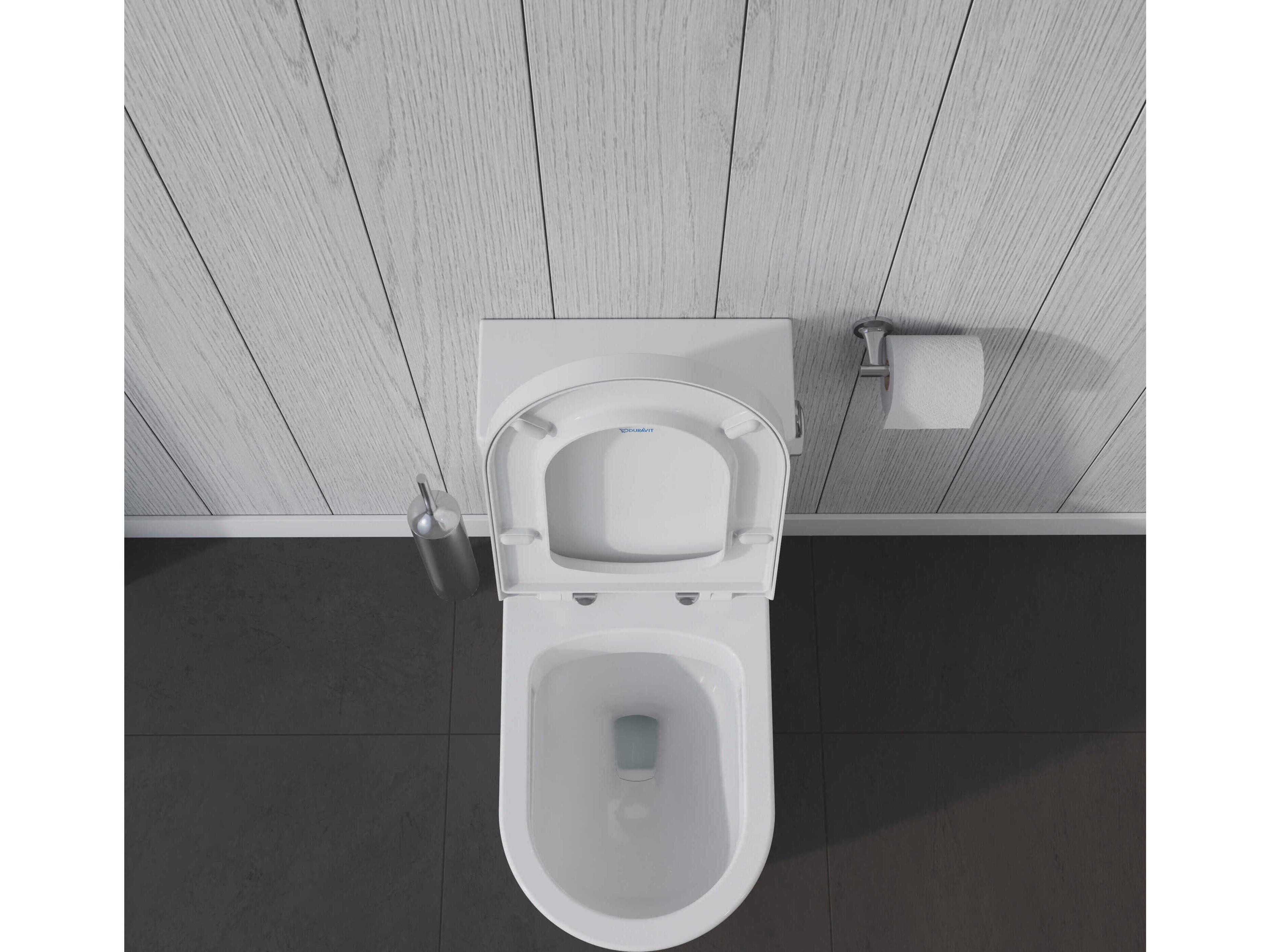 Duravit Me By Starck 15'' Elongated White Satin Matt Toilet Seat - Soft closure