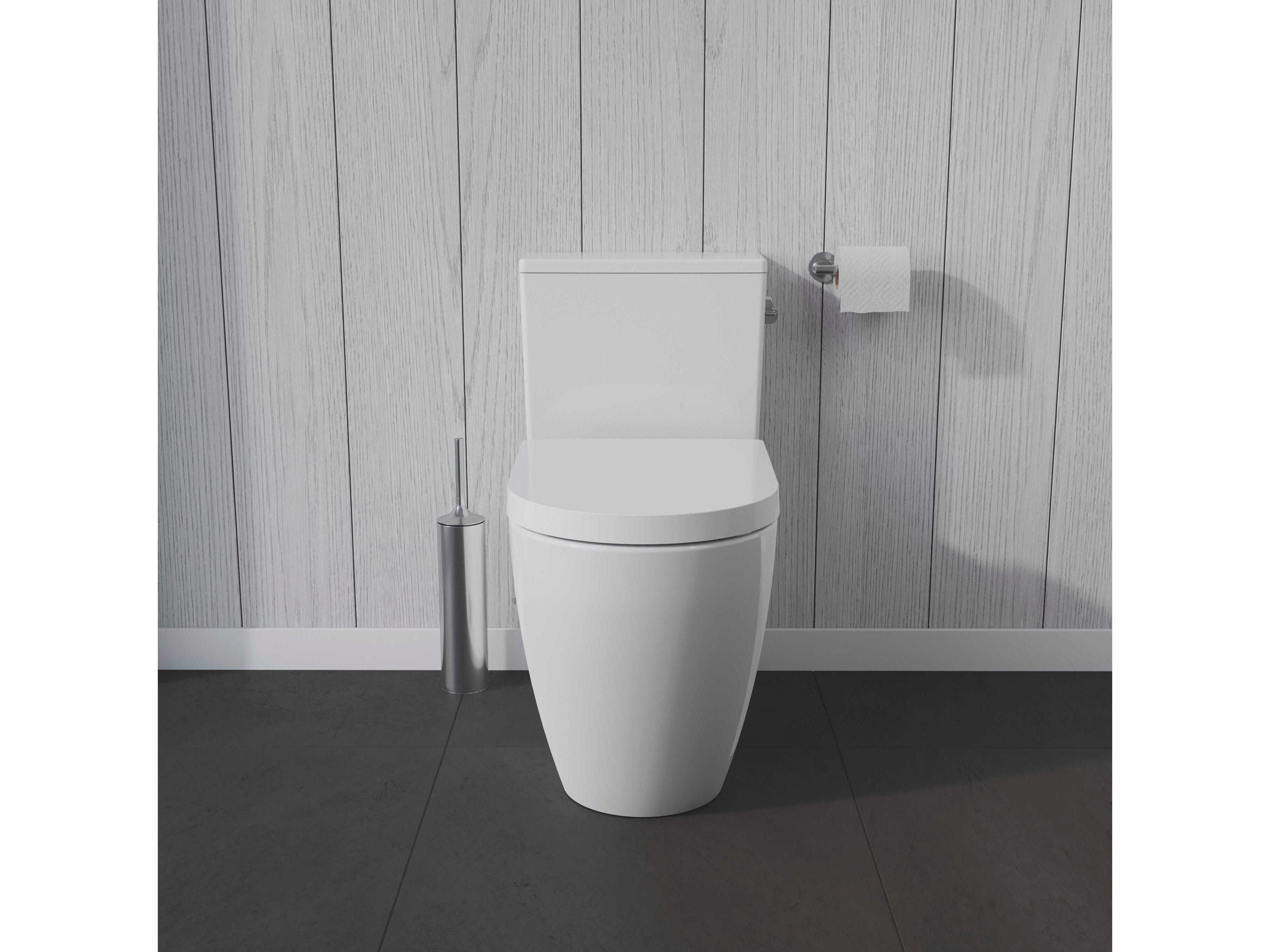 Duravit Me By Starck 15'' Elongated White Satin Matt Toilet Seat - Soft closure