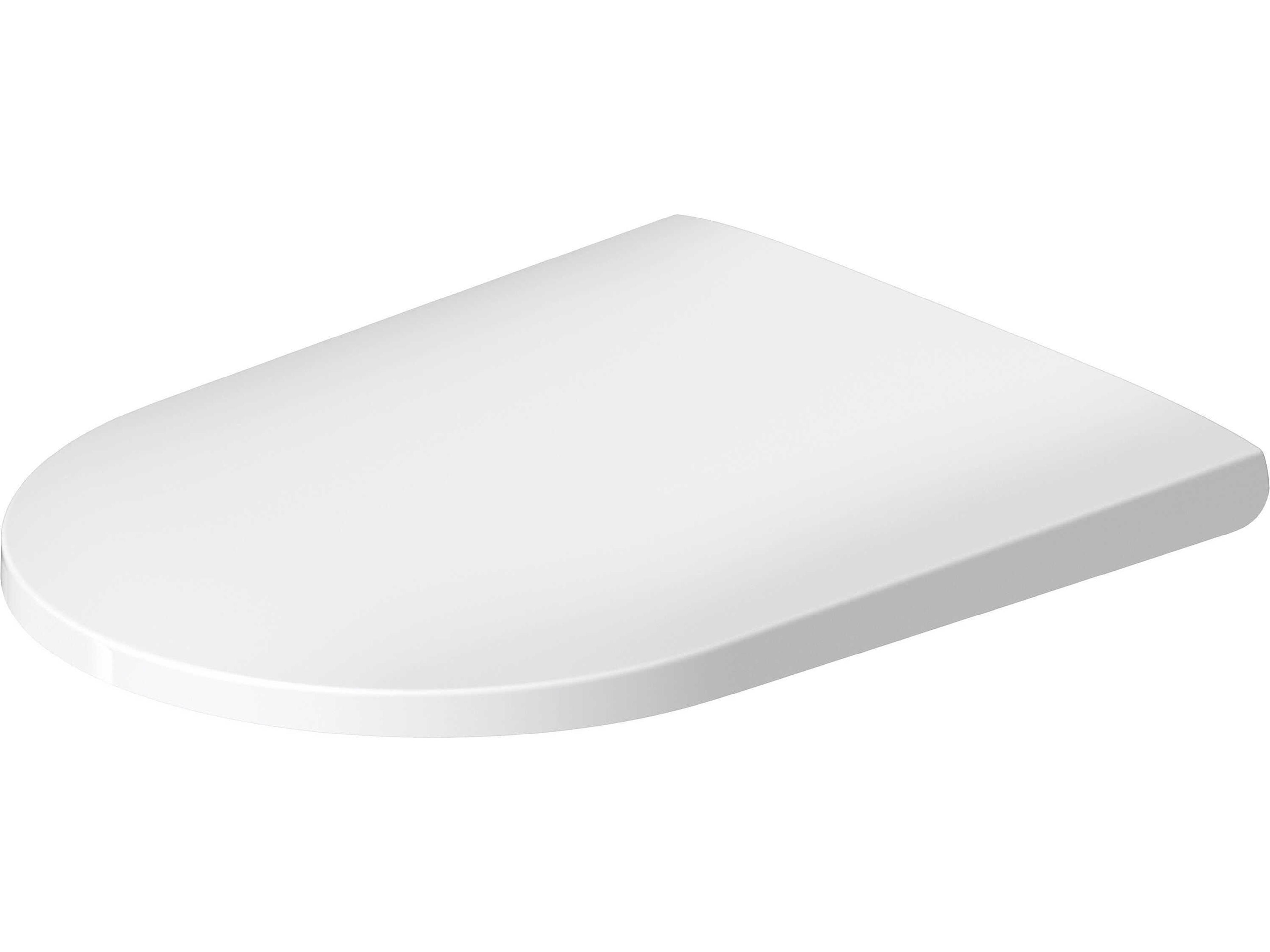D-neo 15'' White Elongated Toilet Seat - Soft closure