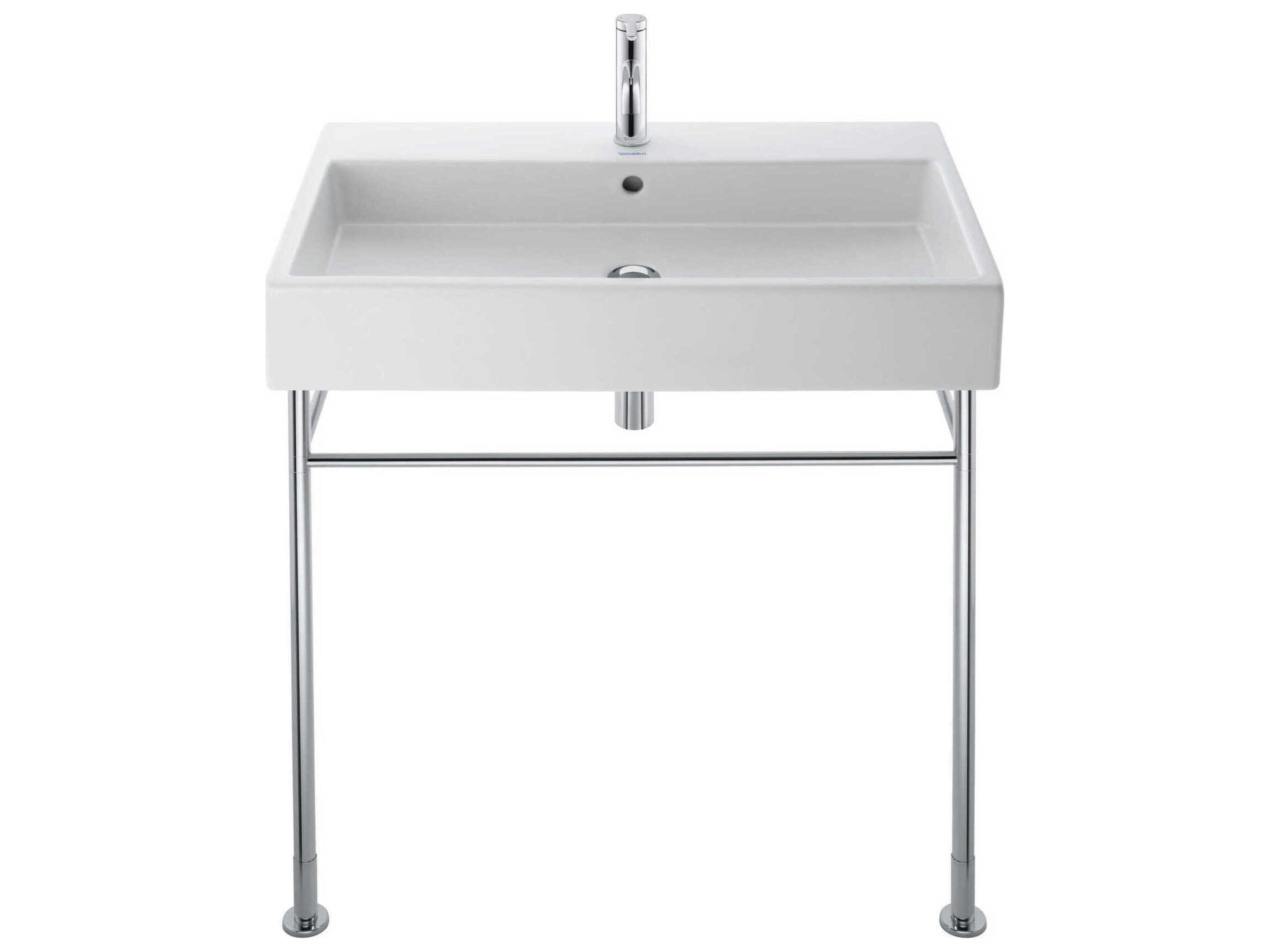 Duravit Vero 21'' Polished Chrome Metal Console
