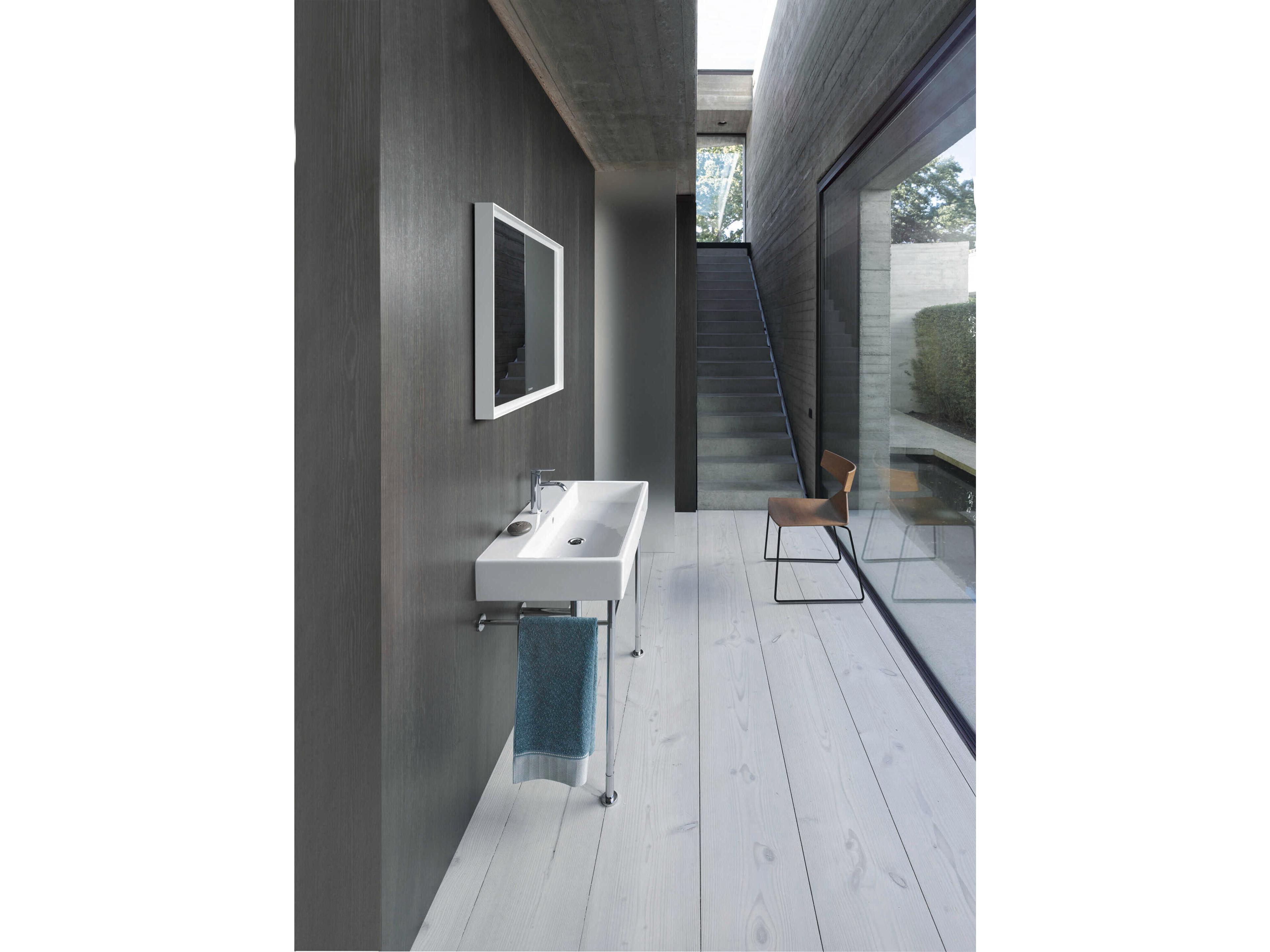 Duravit Vero 29'' Polished Chrome Metal Console