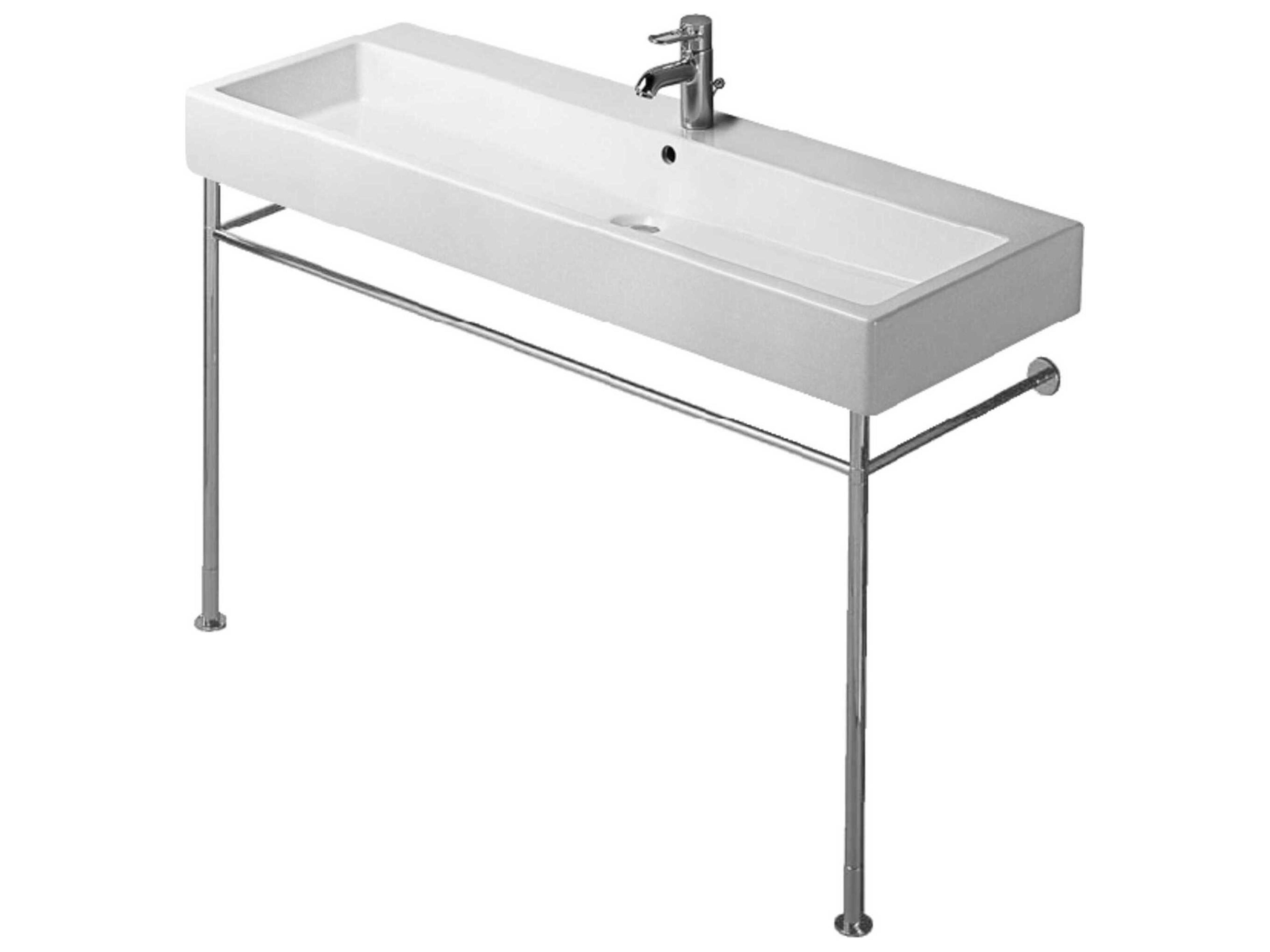 Duravit Vero 44'' Polished Chrome Metal Console