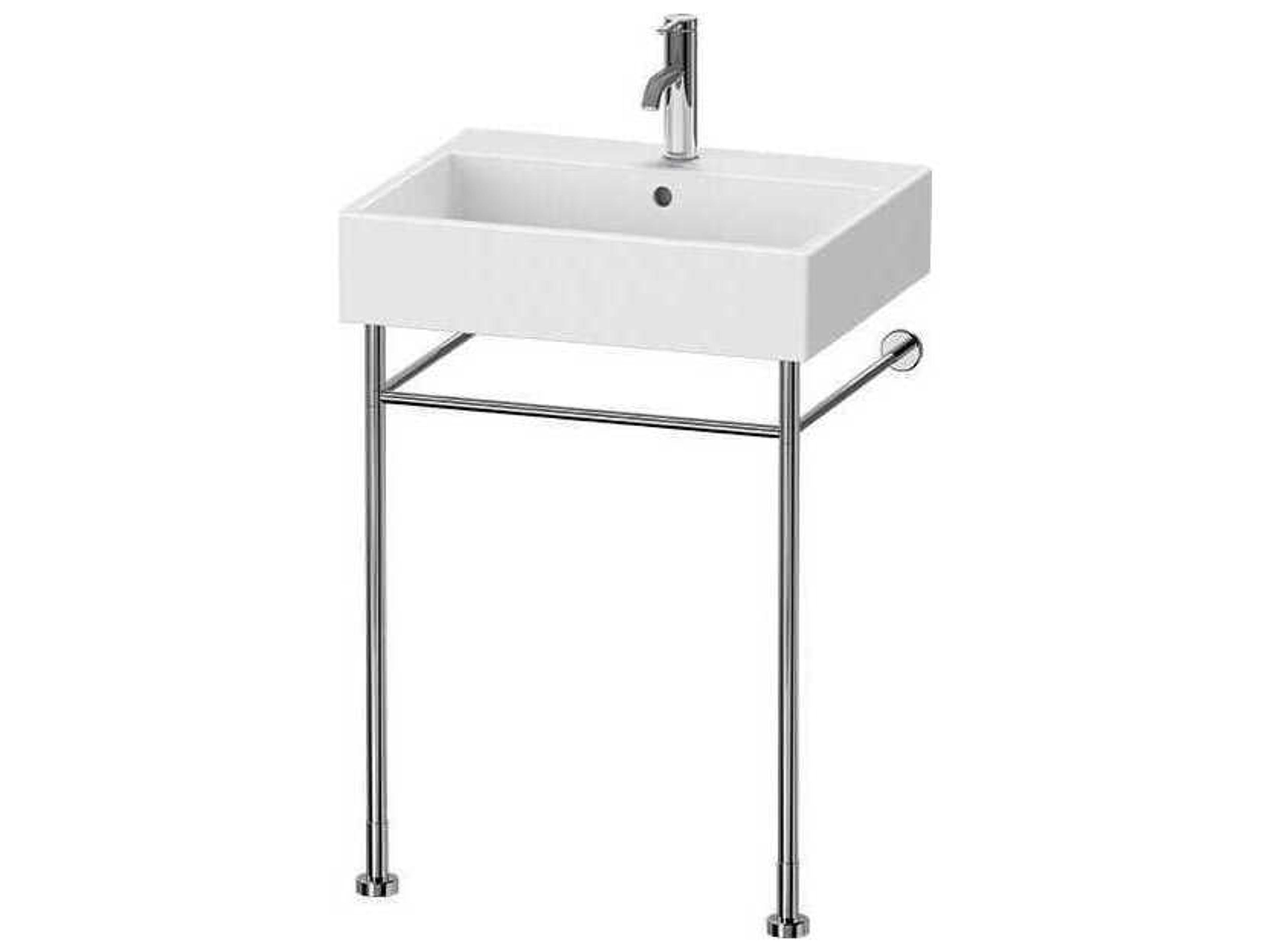 Duravit Vero 25'' Polished Chrome Metal Console