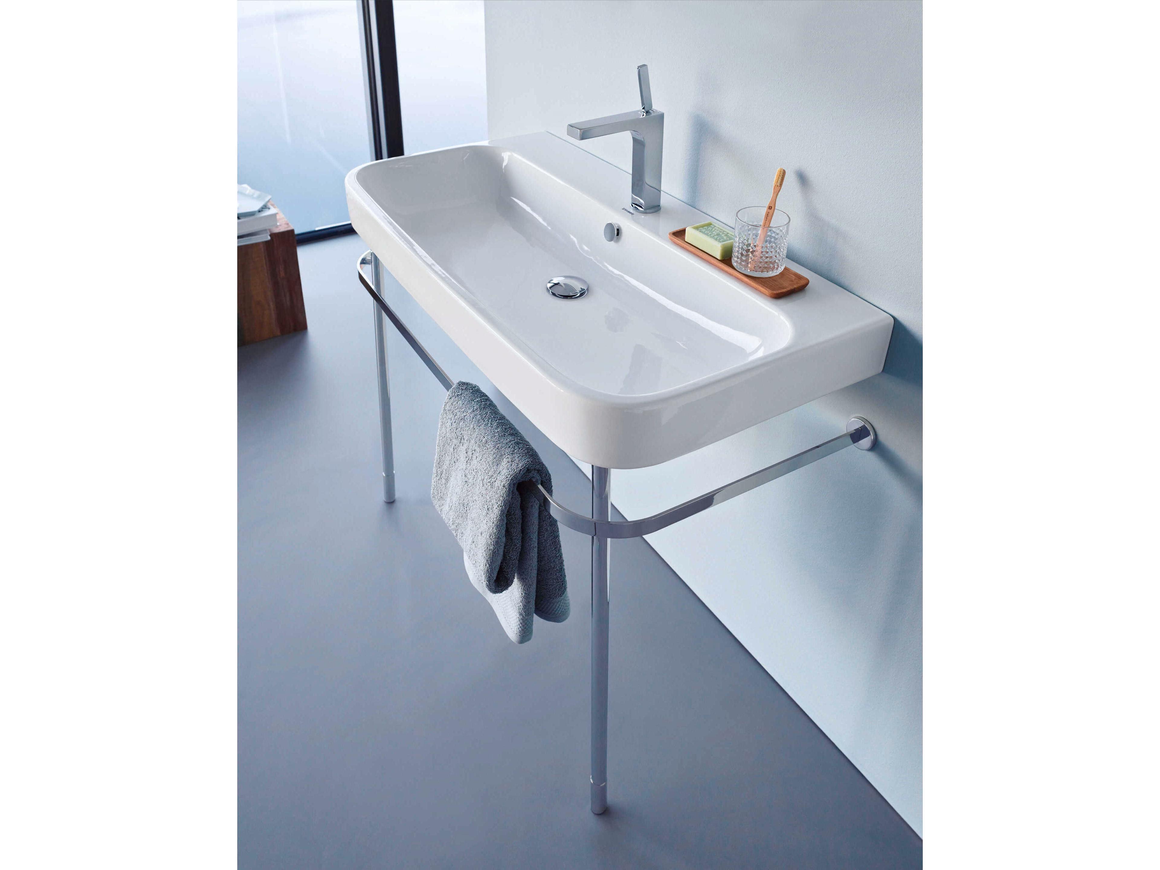 Duravit Happy D.2 39'' Metal Chrome Console Vanity