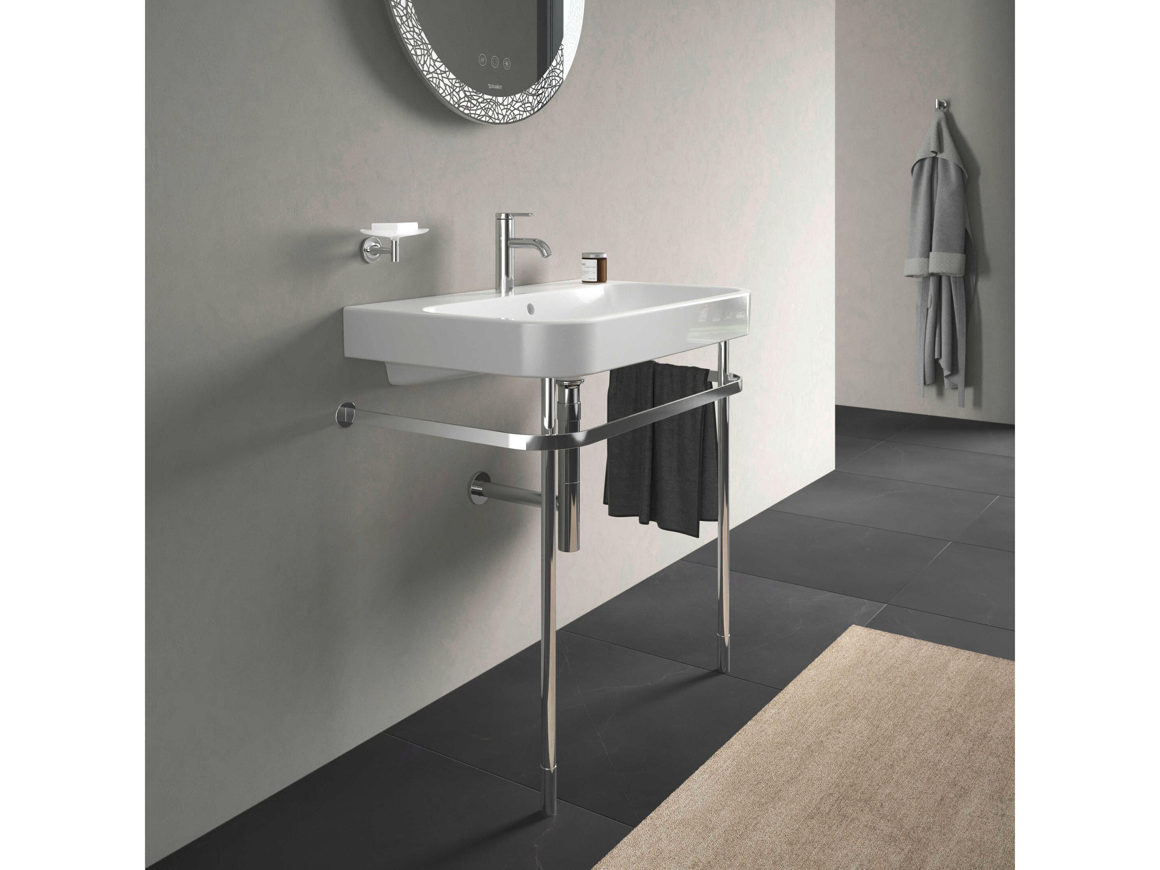 Duravit Happy D.2 30'' Metal Chrome Console Vanity