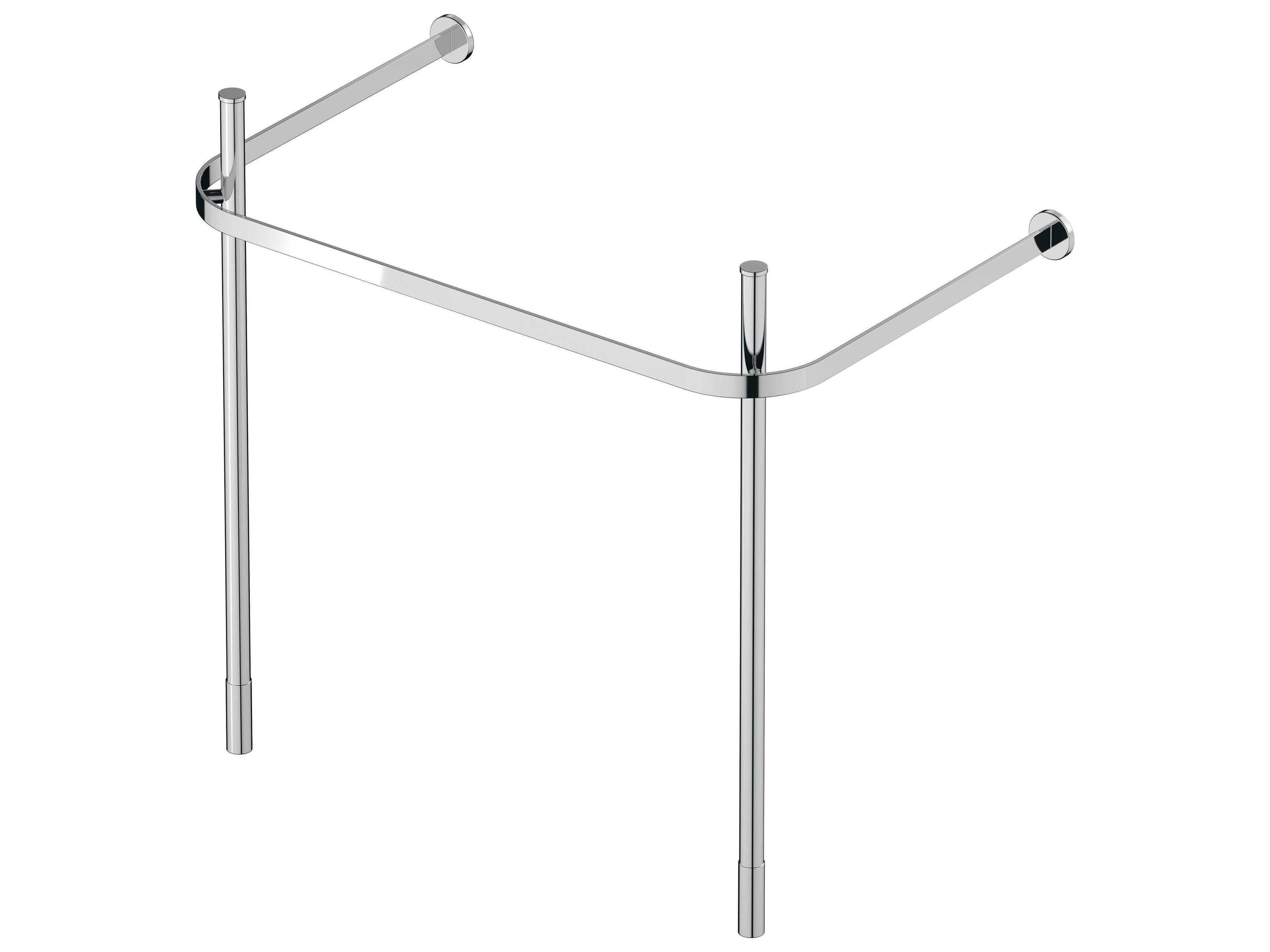 Duravit Happy D.2 30'' Metal Chrome Console Vanity