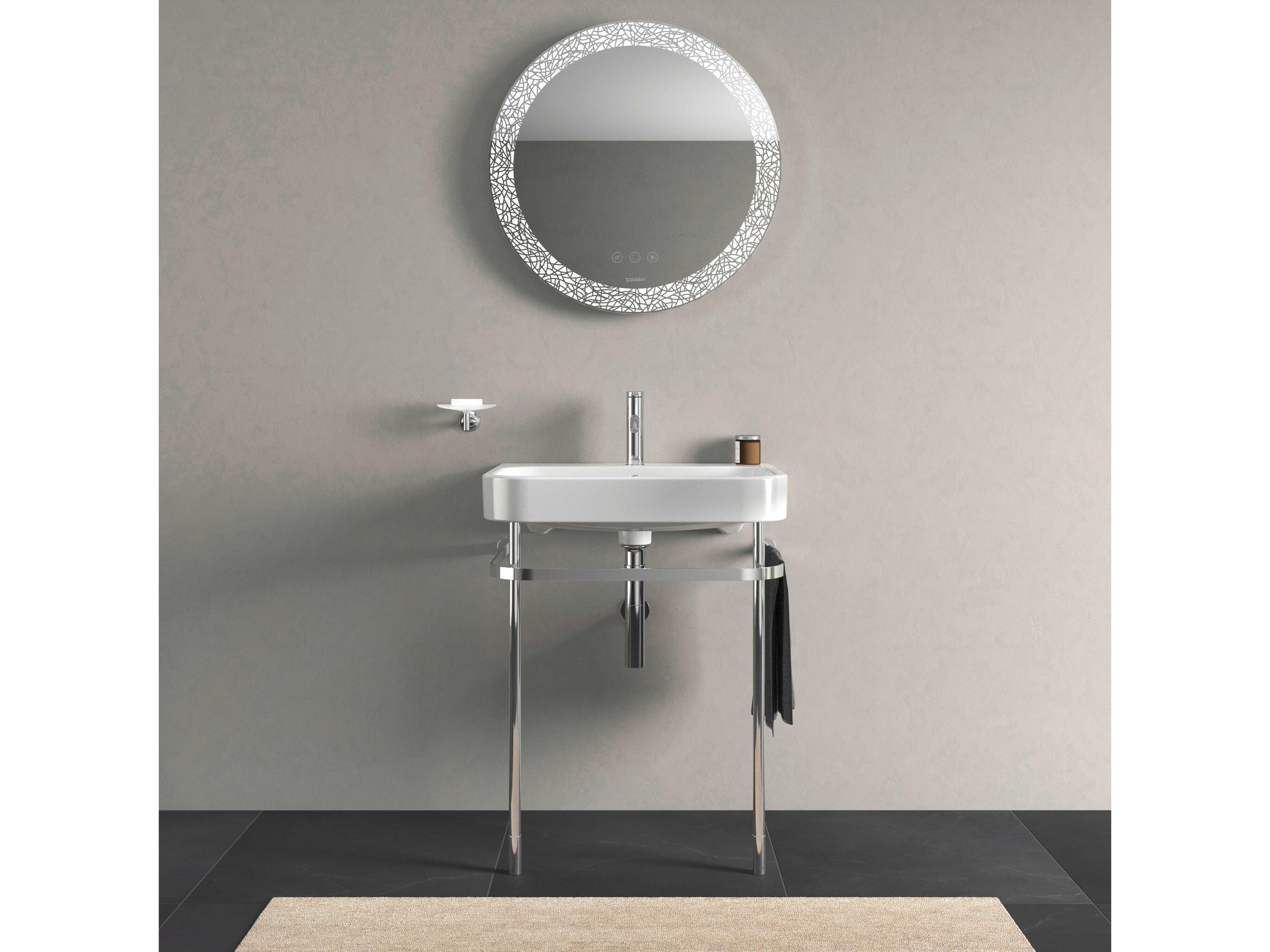 Duravit Happy D.2 25'' Metal Polished Chrome Console Vanity