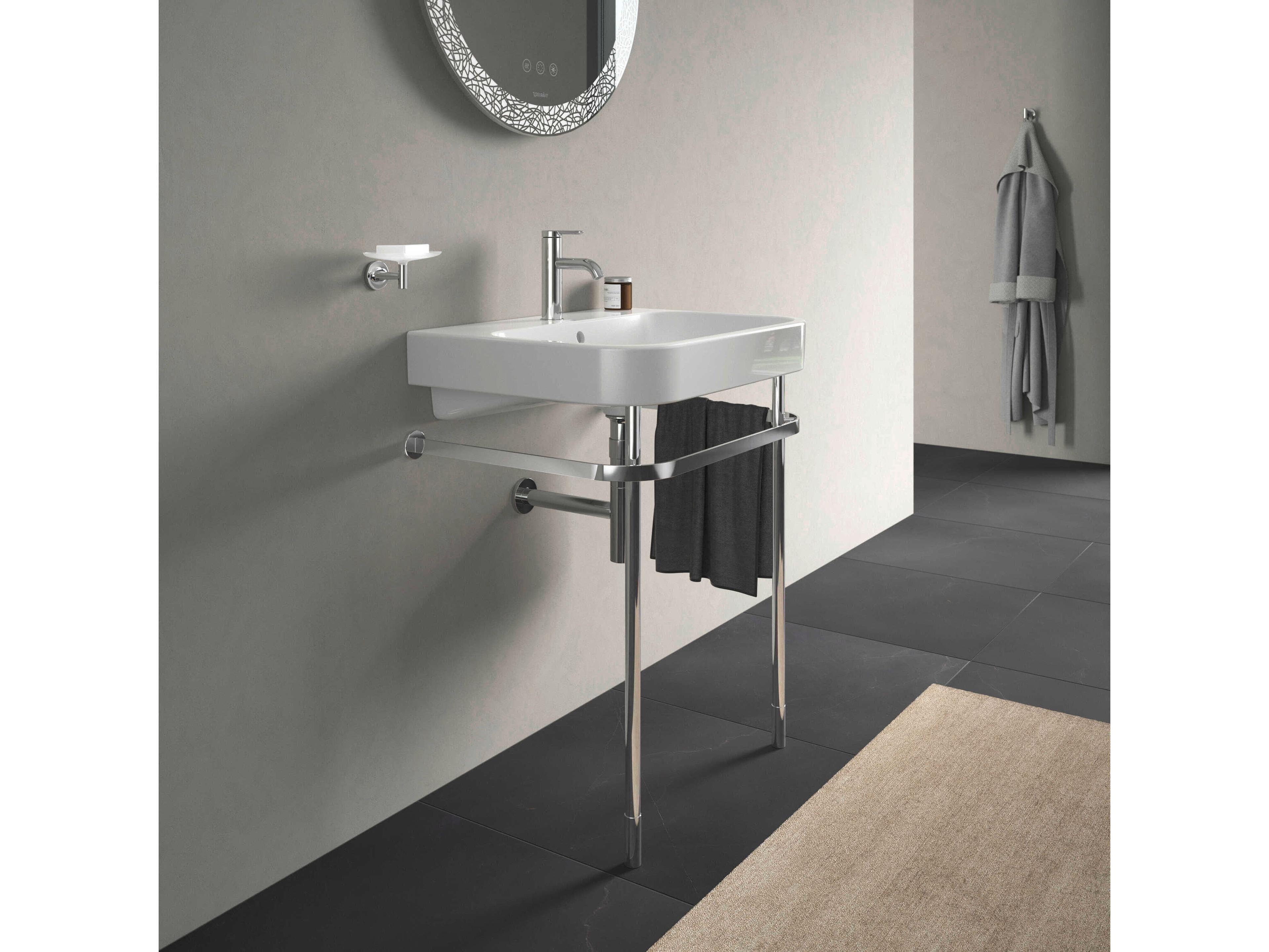 Duravit Happy D.2 25'' Metal Polished Chrome Console Vanity