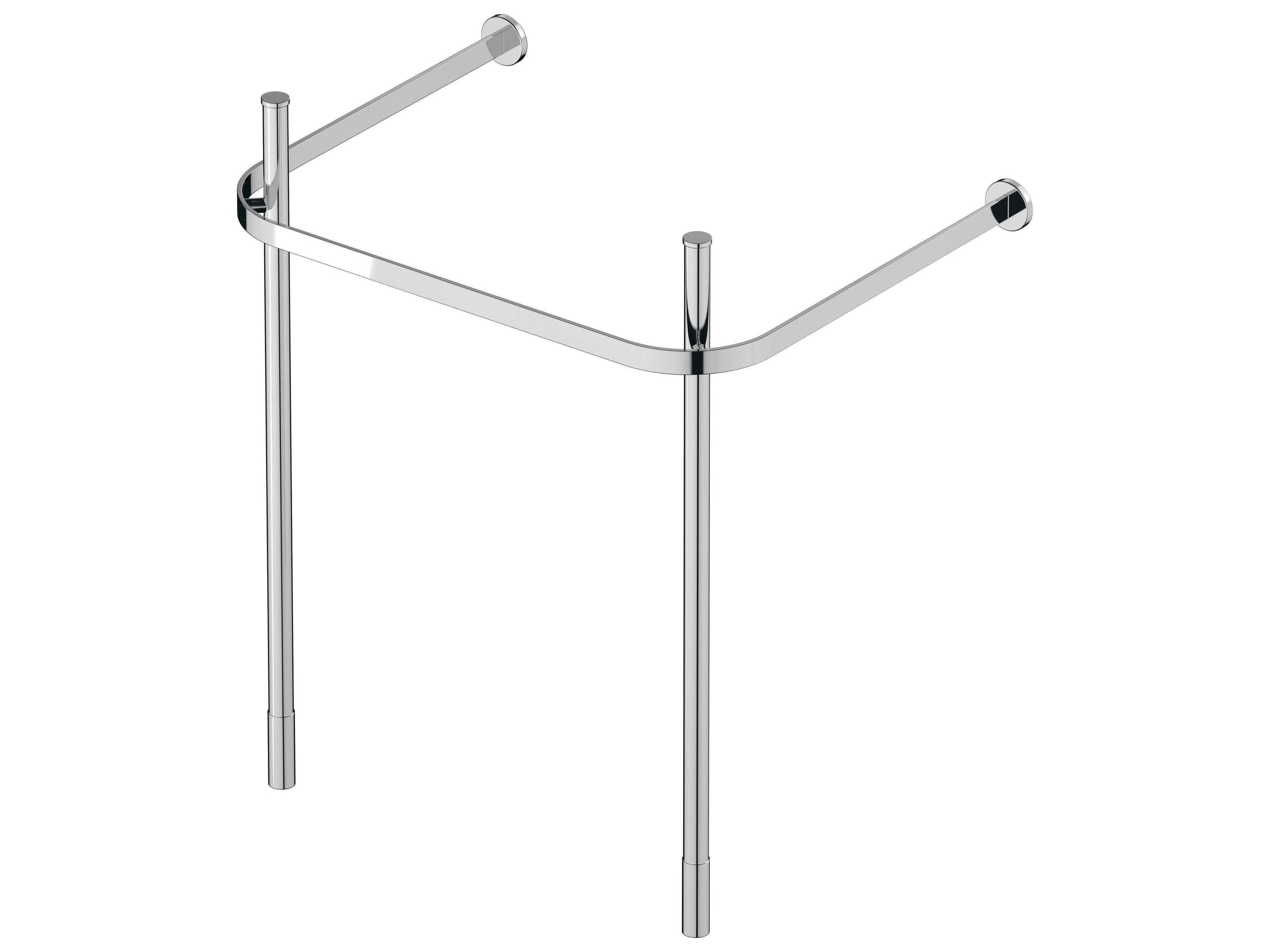 Duravit Happy D.2 25'' Metal Polished Chrome Console Vanity