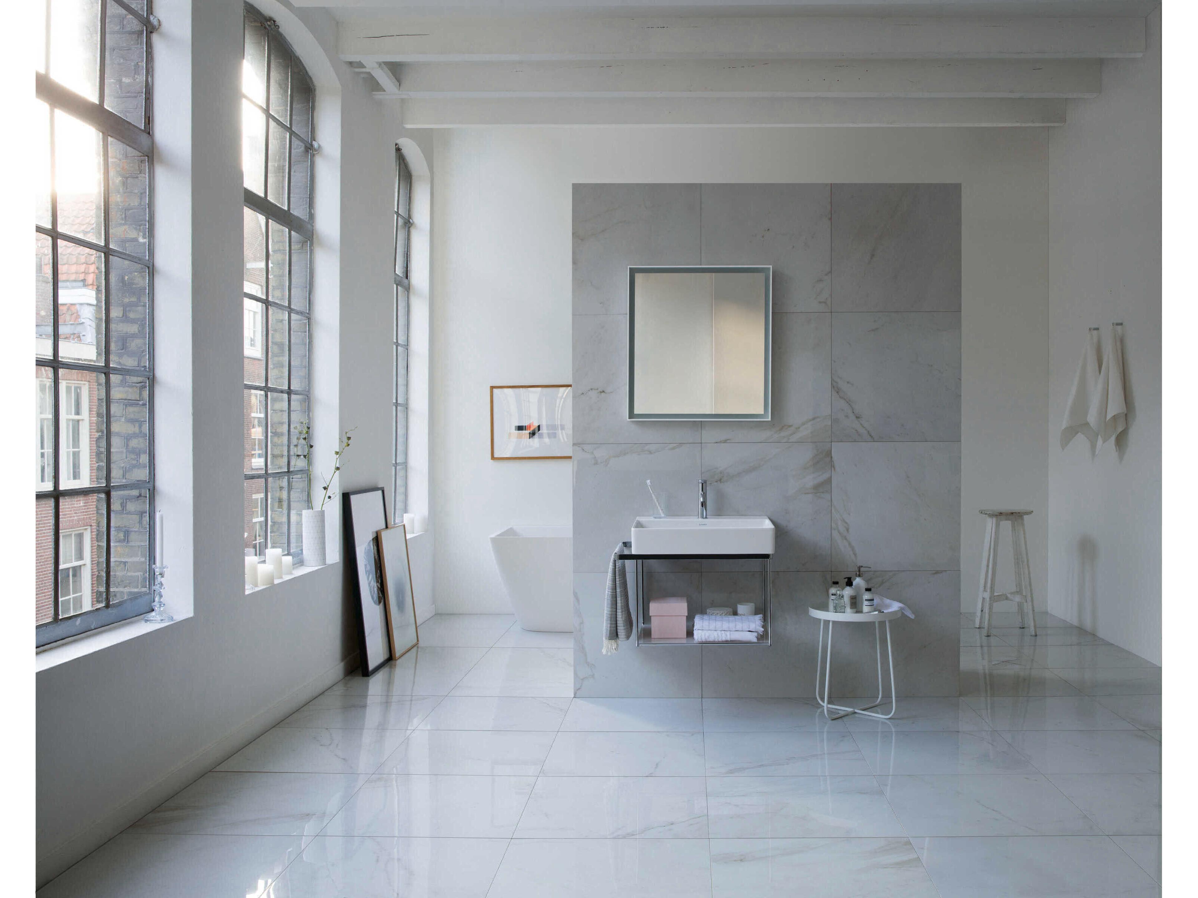 Duravit Durasquare 26'' Freestanding Chrome Console