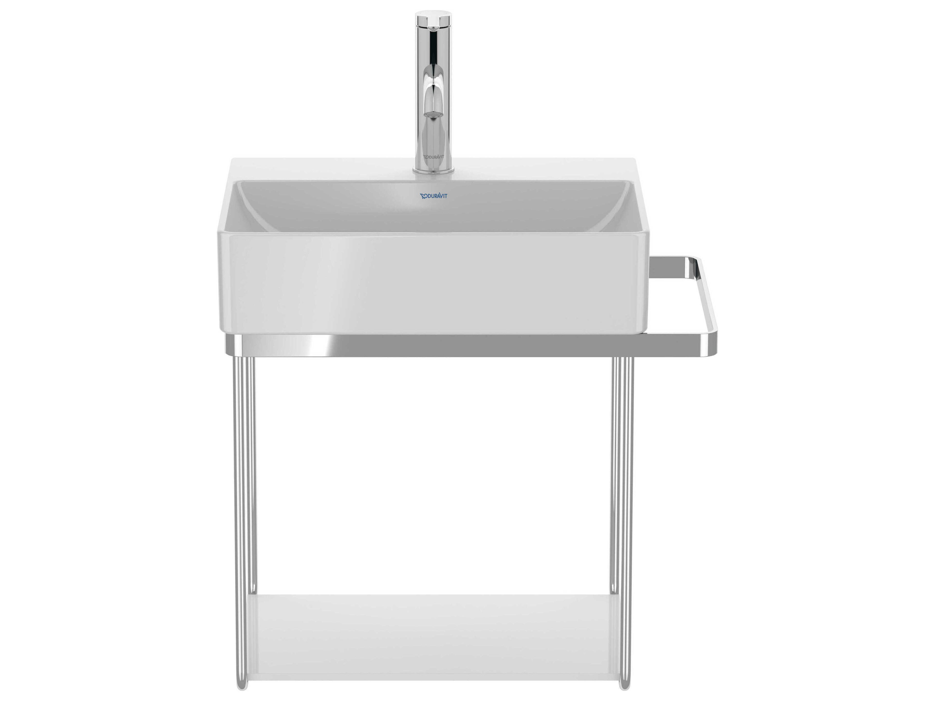 Duravit Durasquare 26'' Freestanding Chrome Console