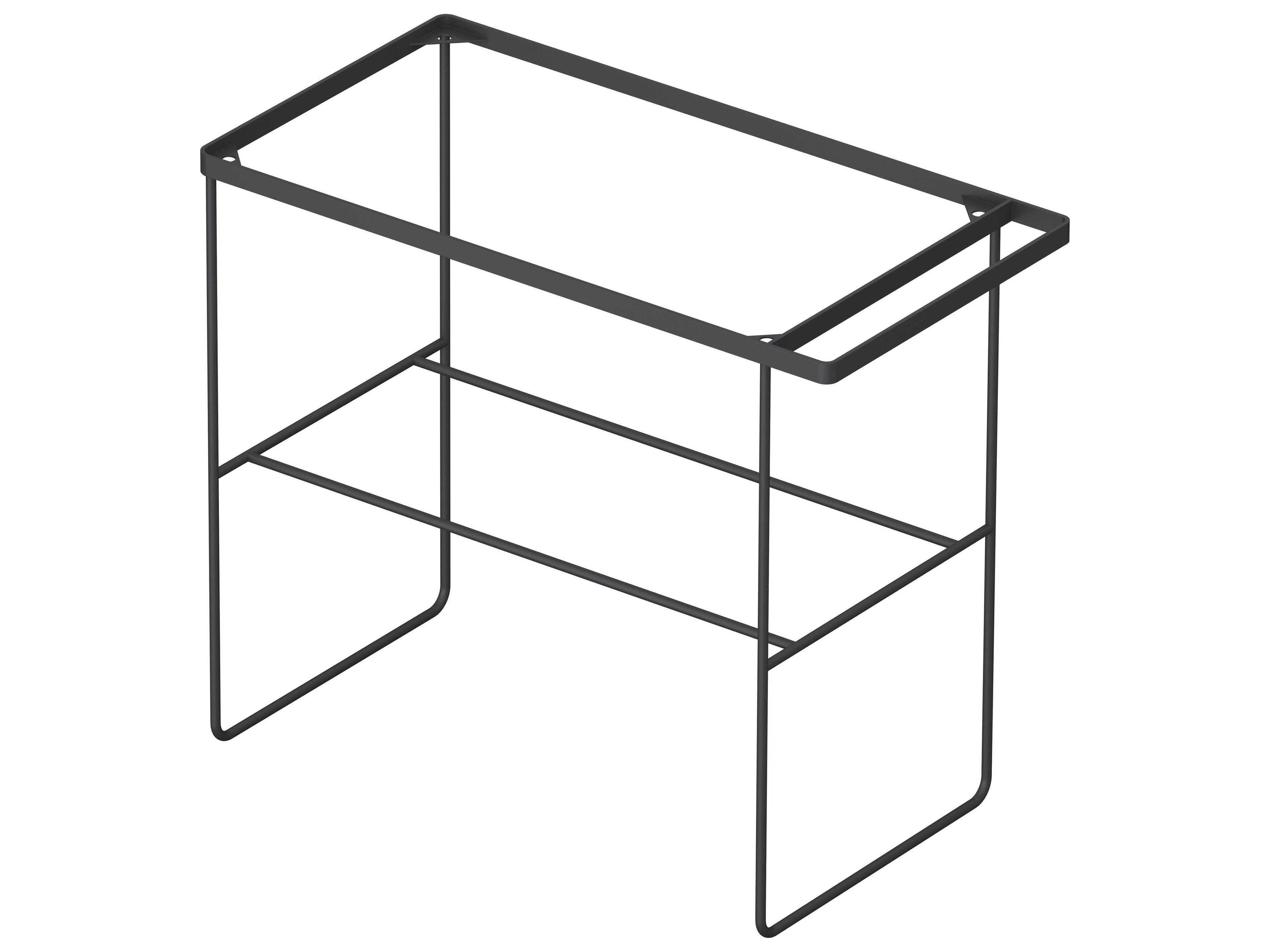 Duravit Durasquare 34'' Freestanding Black Console