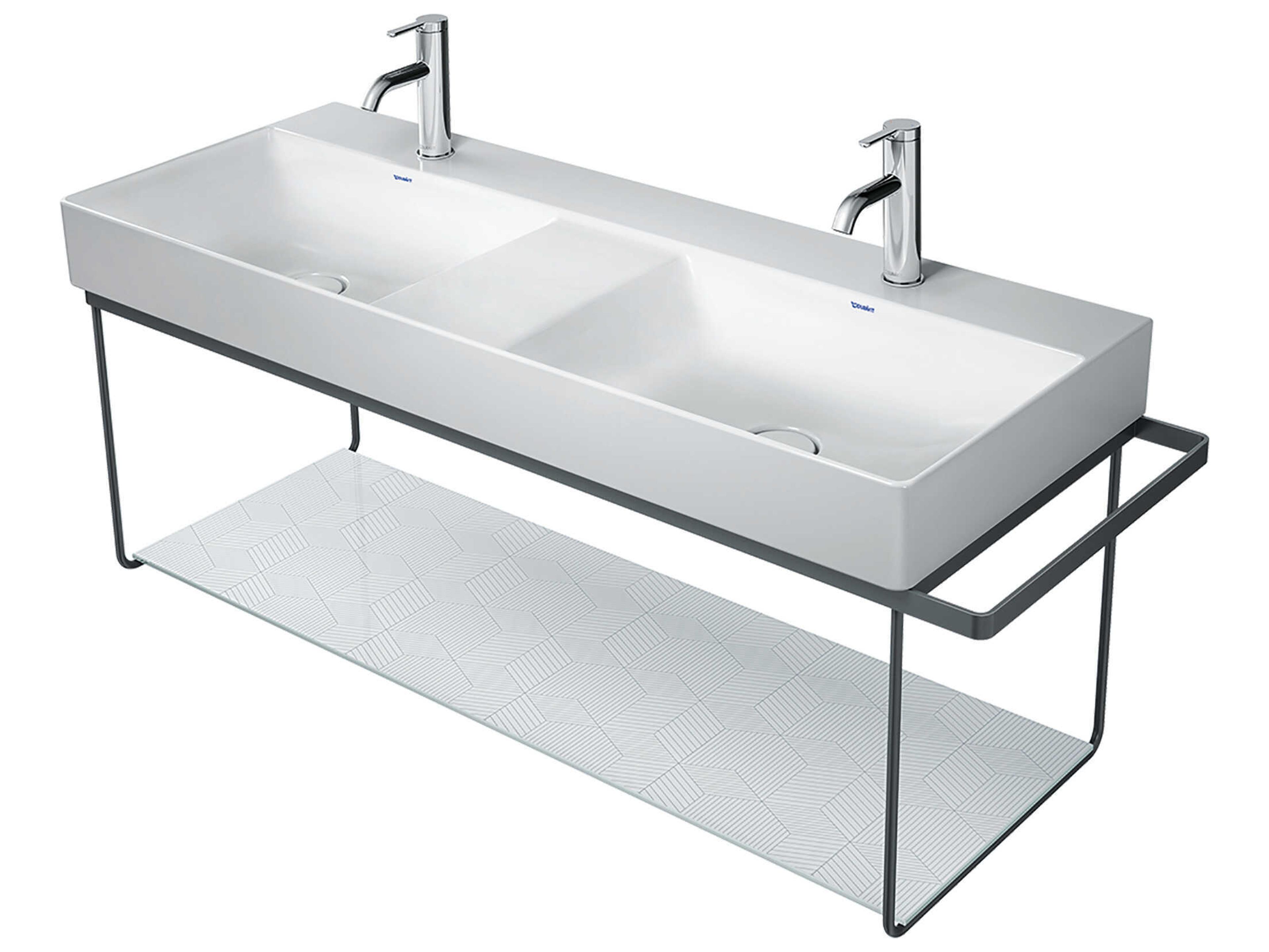 Durasquare 50'' Freestanding Chrome Console