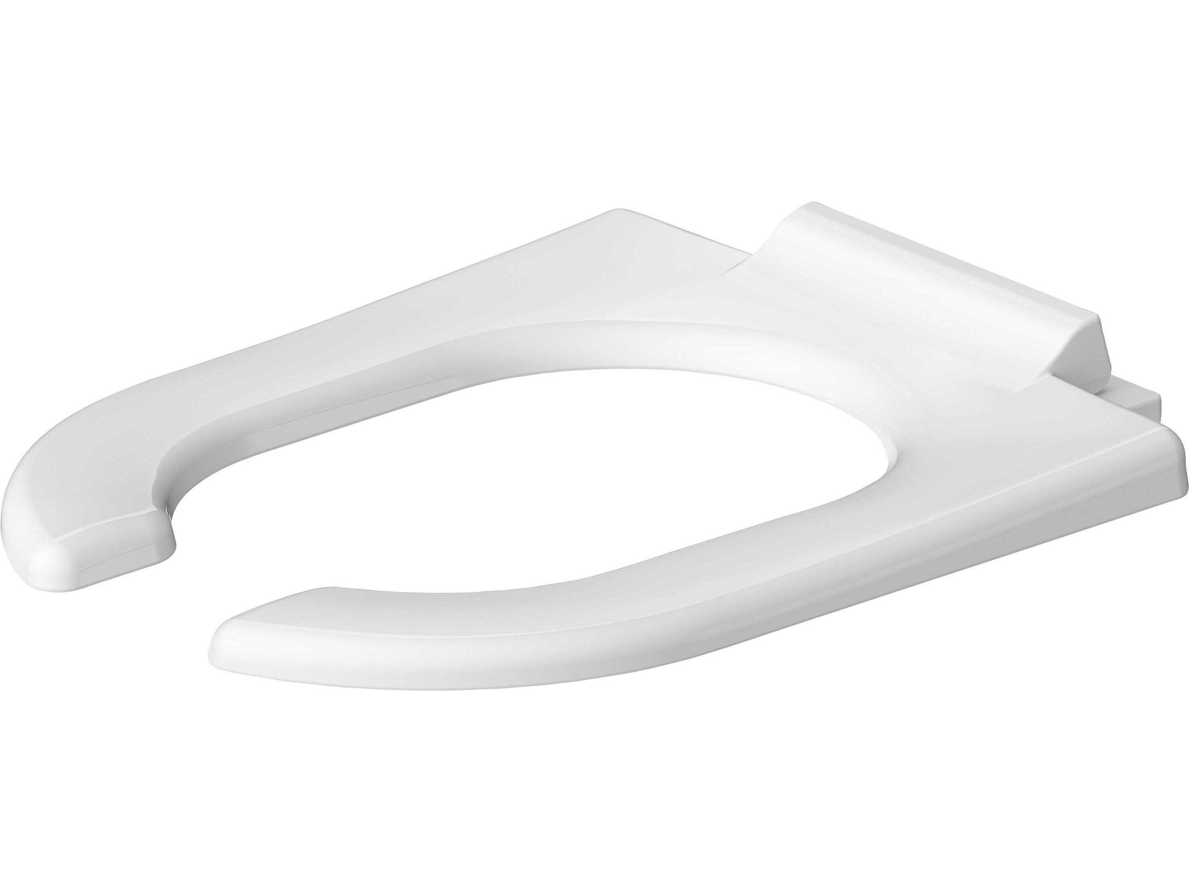 Starck 3 14'' White Toilet Seat Ring - Soft-Closure