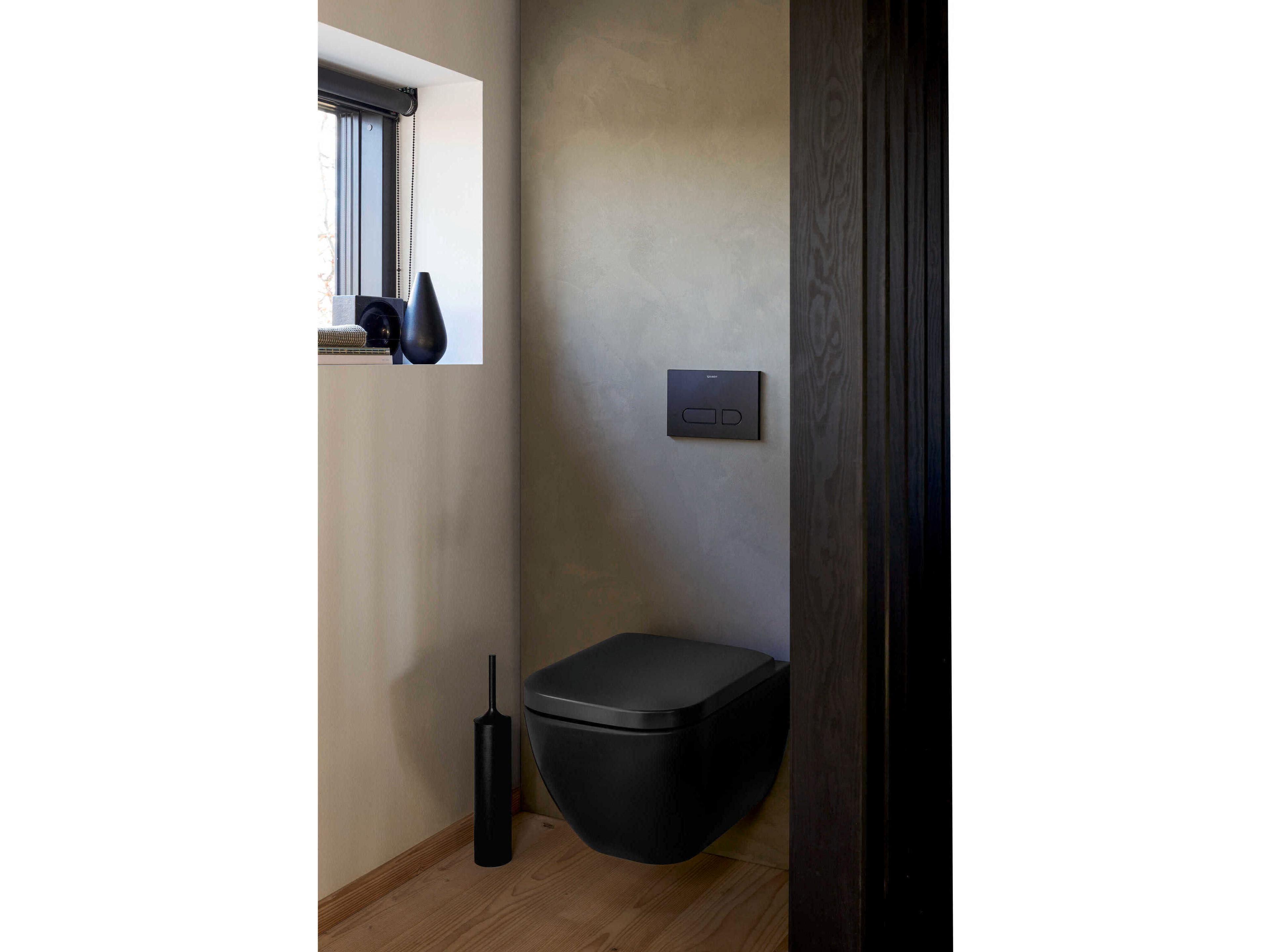 Duravit Happy D.2 14'' Anthracite Matt Toilet Seat