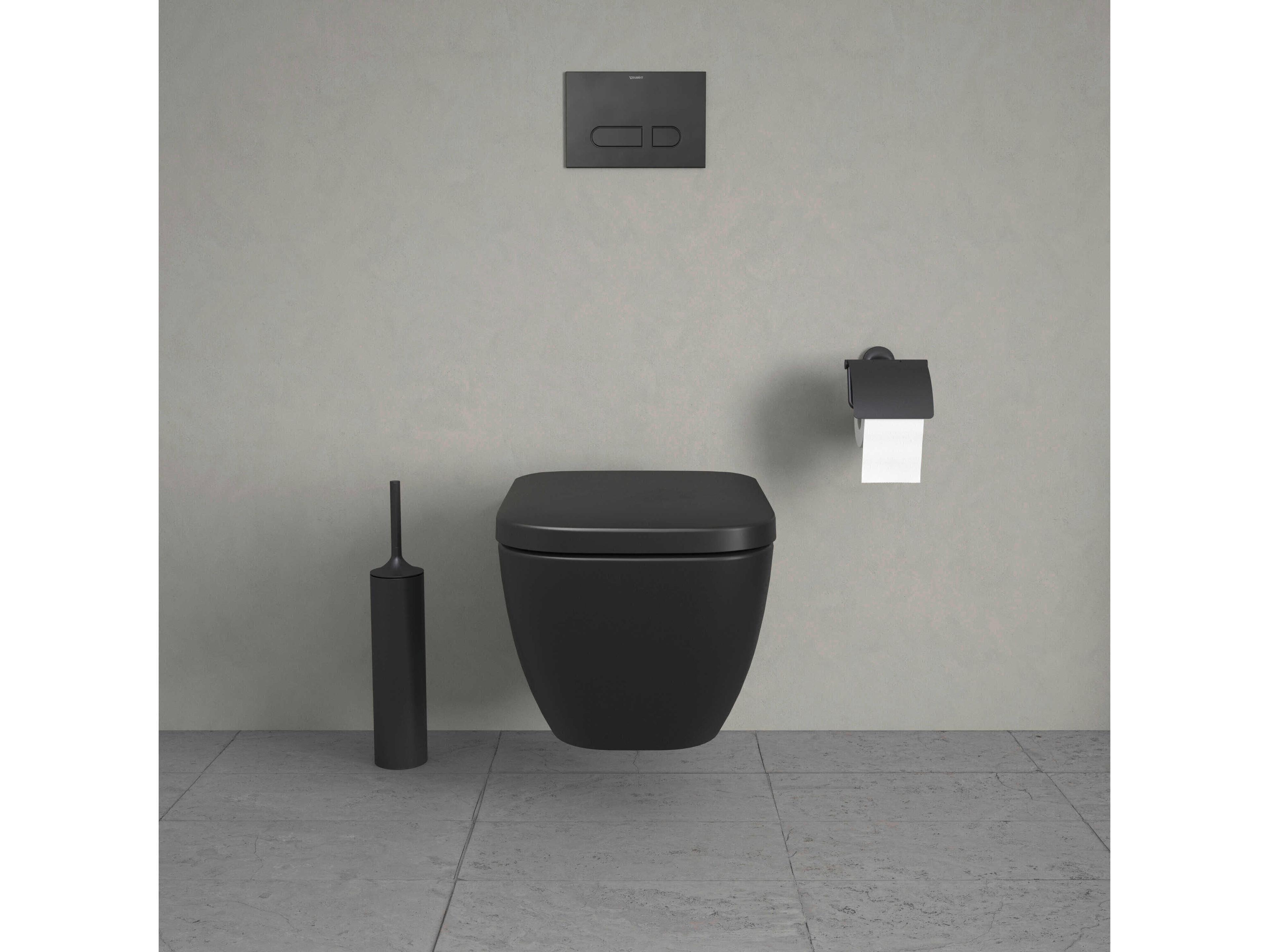Duravit Happy D.2 14'' Anthracite Matt Toilet Seat