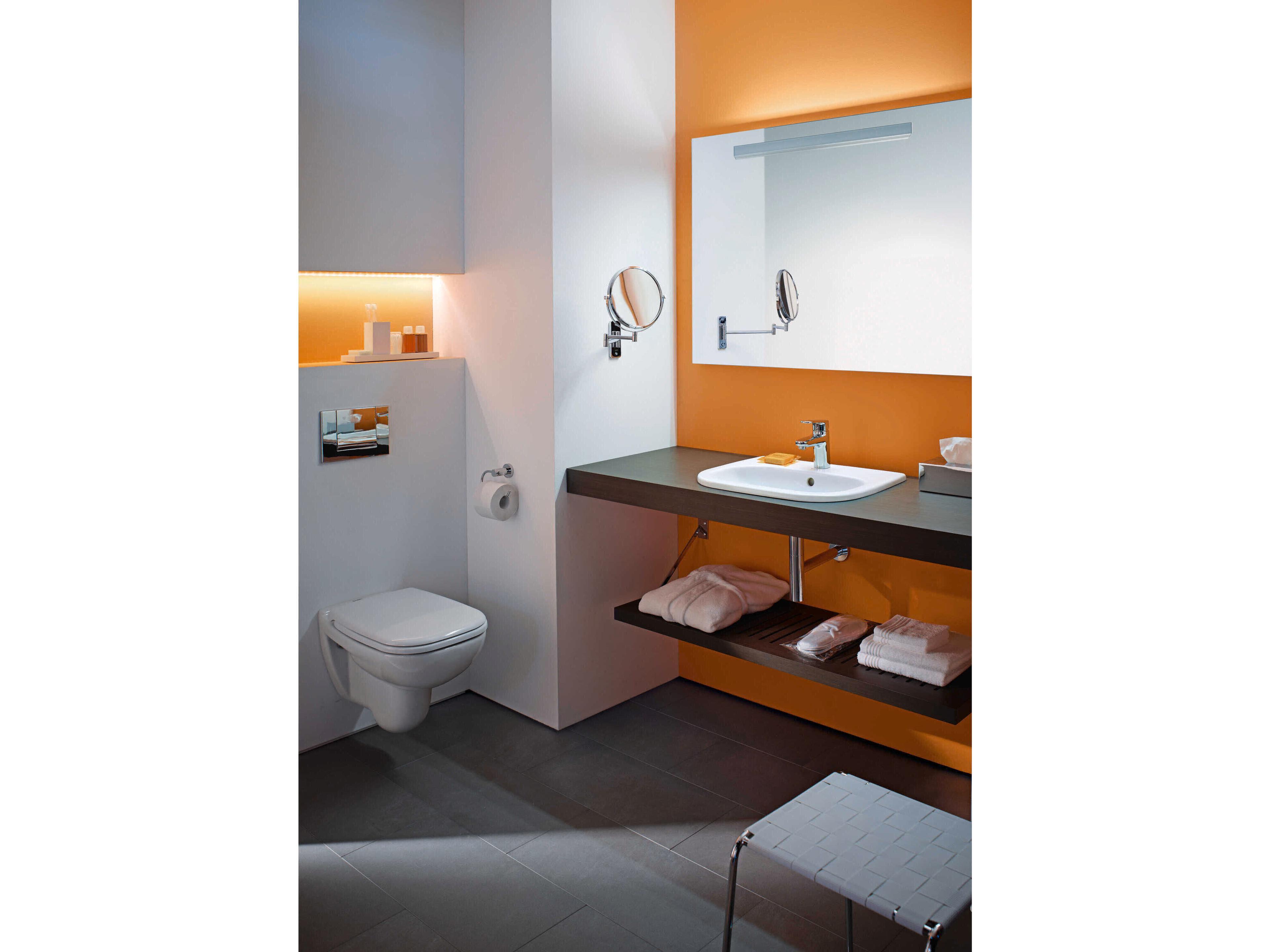 Duravit D-code 8'' Chrome Wall Mirror