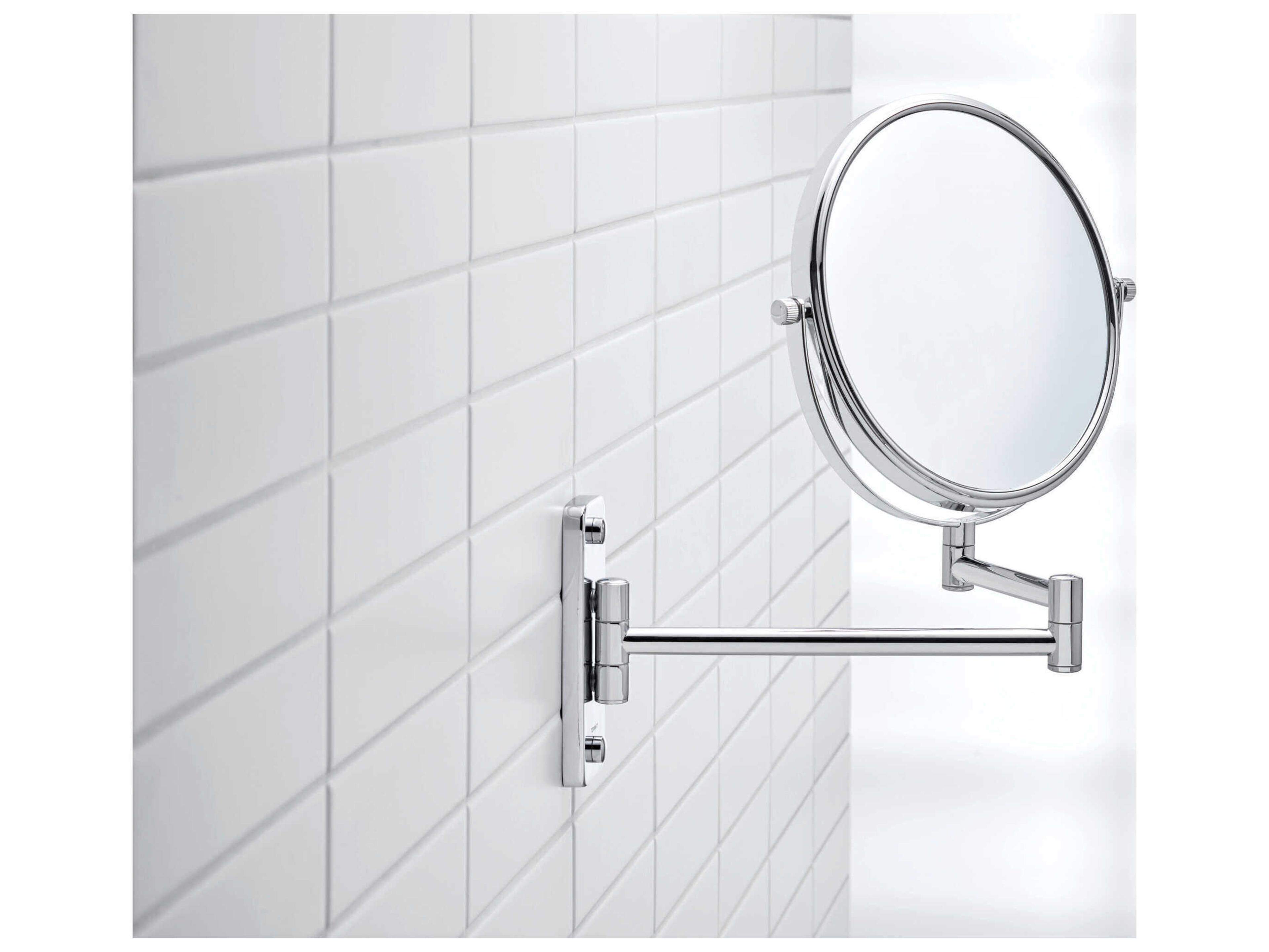 Duravit D-code 8'' Chrome Wall Mirror