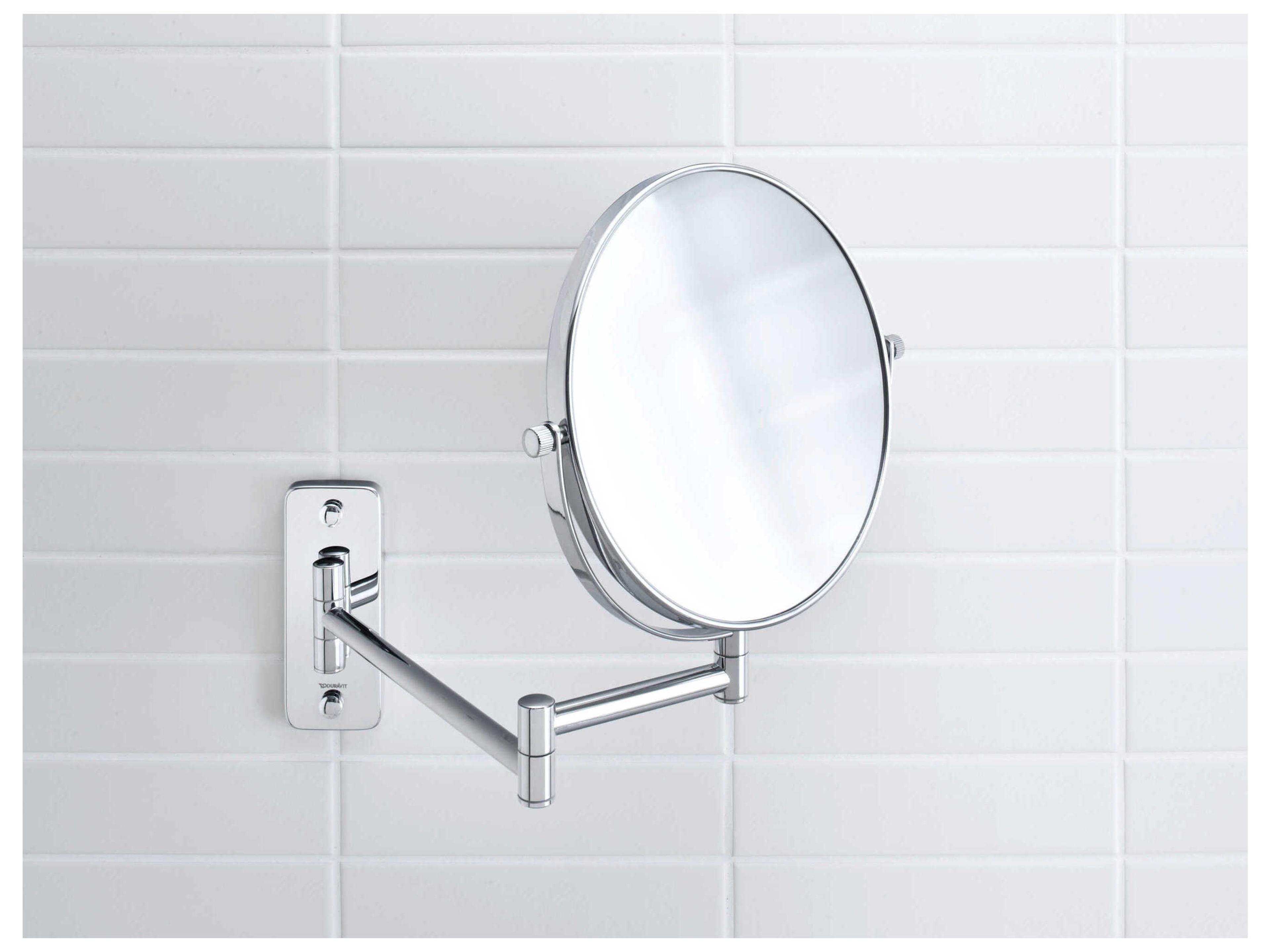 Duravit D-code 8'' Chrome Wall Mirror