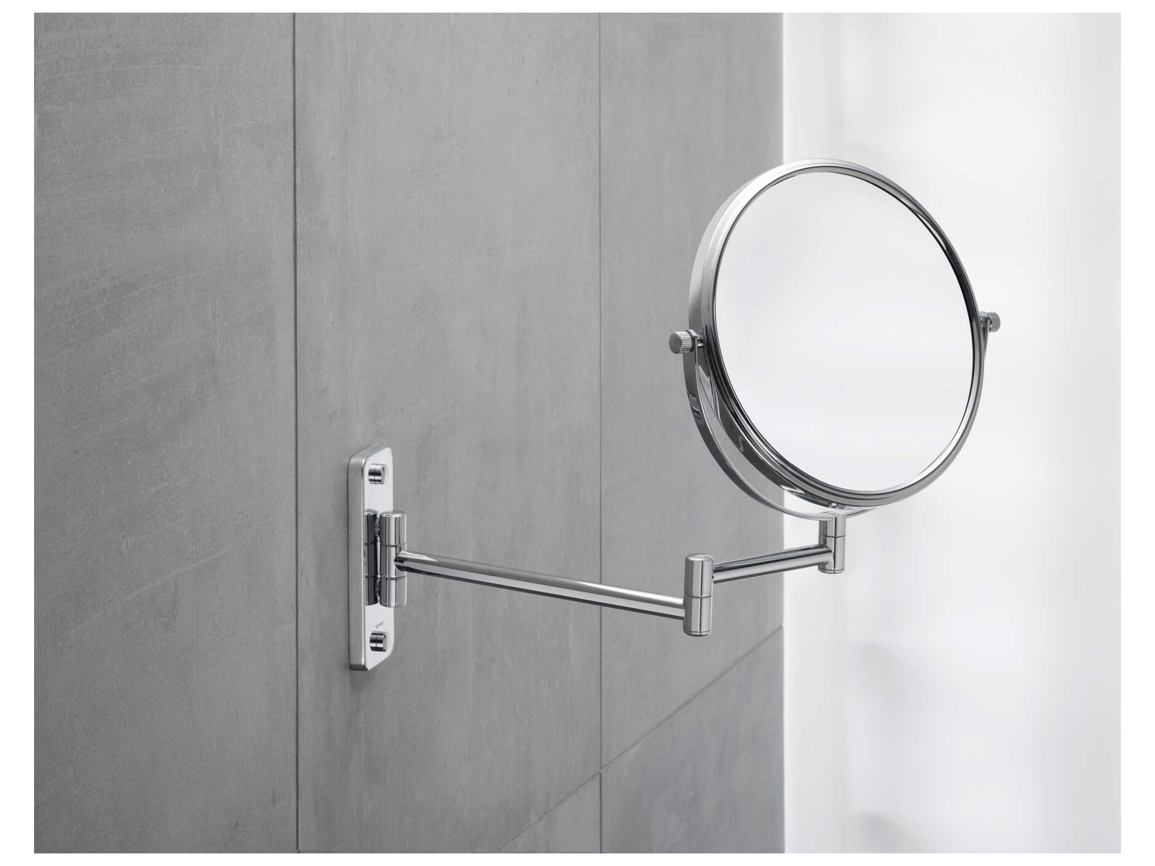 Duravit D-code 8'' Chrome Wall Mirror