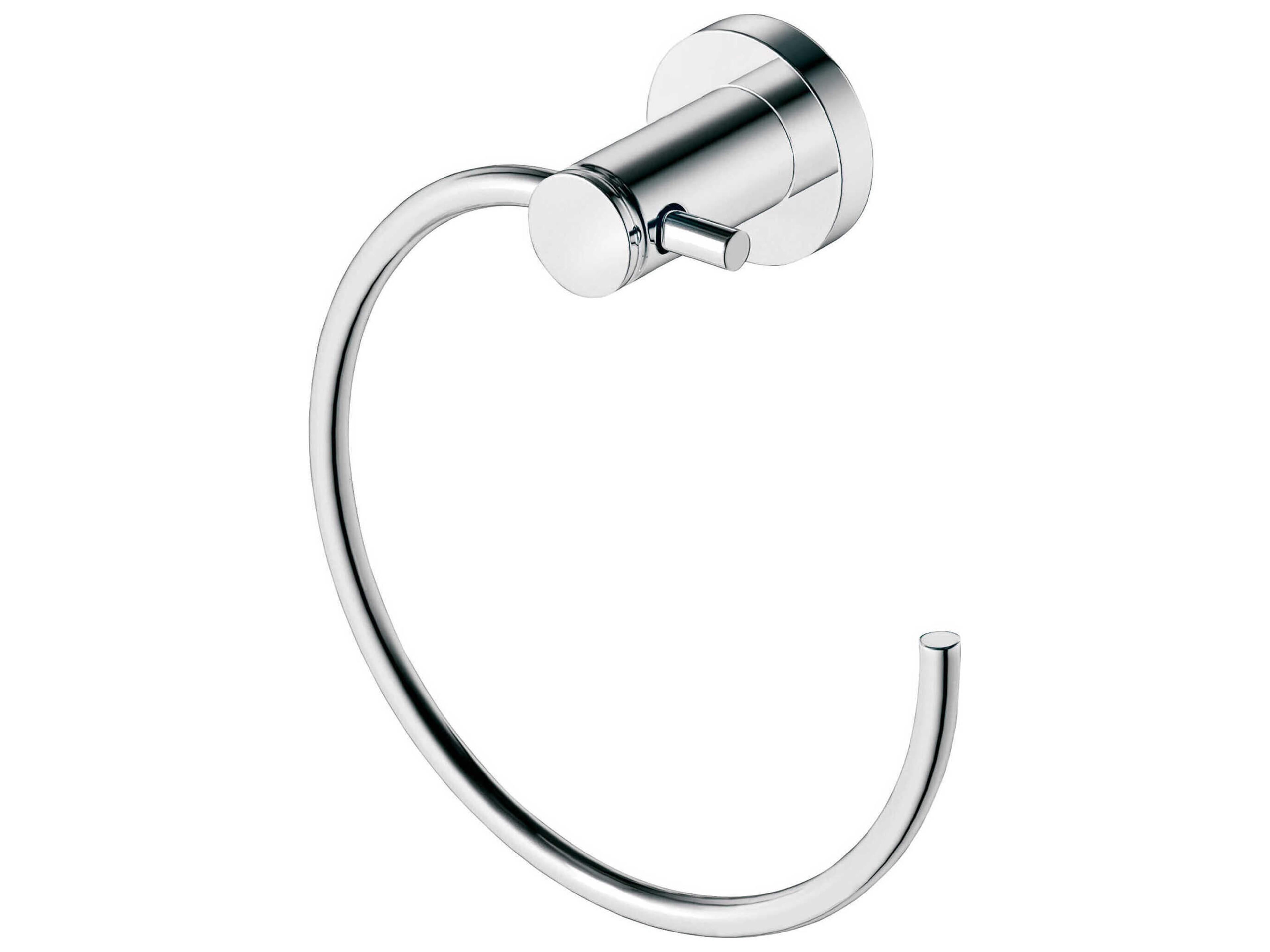 D-code 7'' Chrome Towel Ring