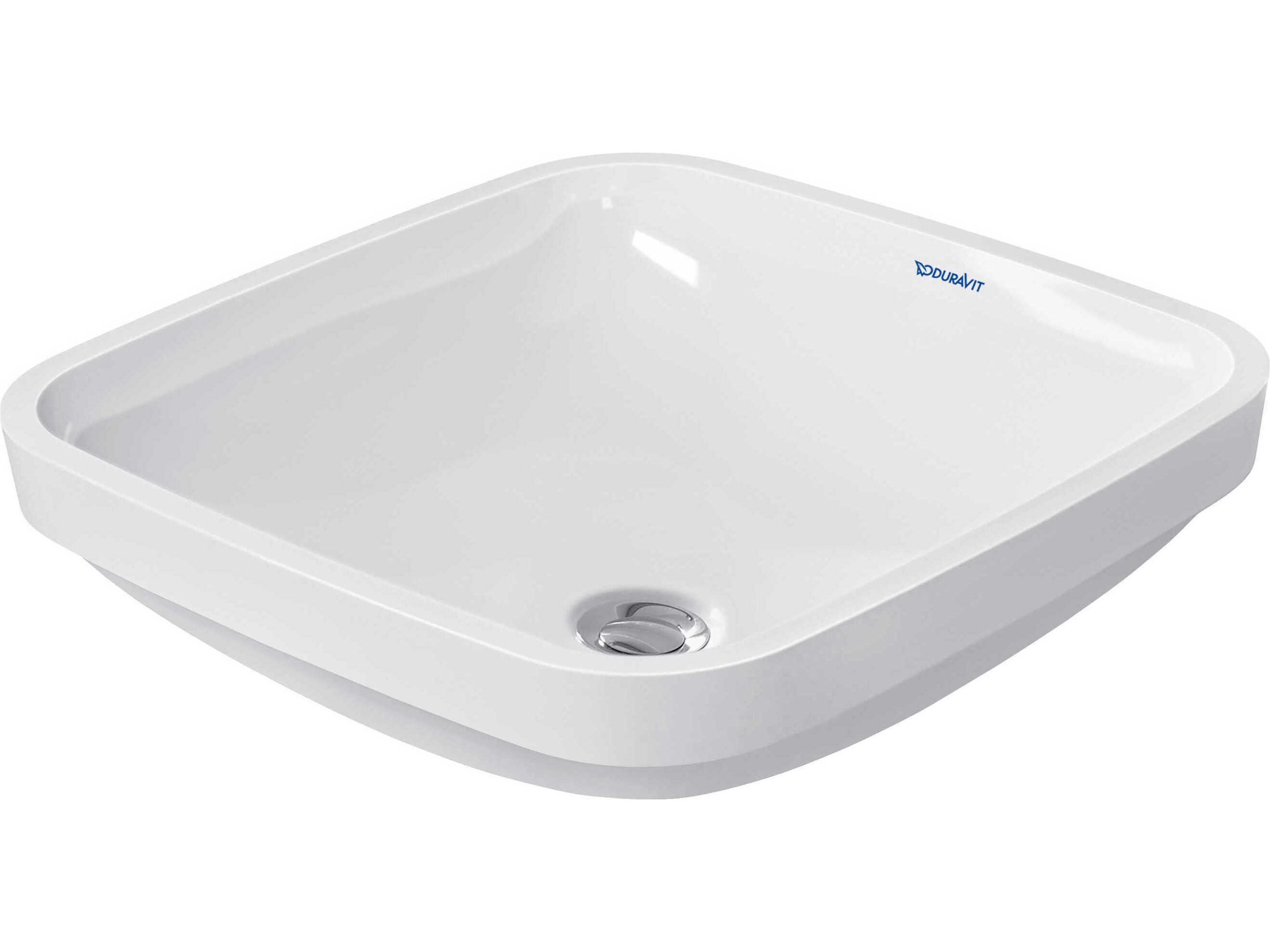 Durastyle 16'' Ceramic White High Gloss Undermount Sink with No Faucet holes