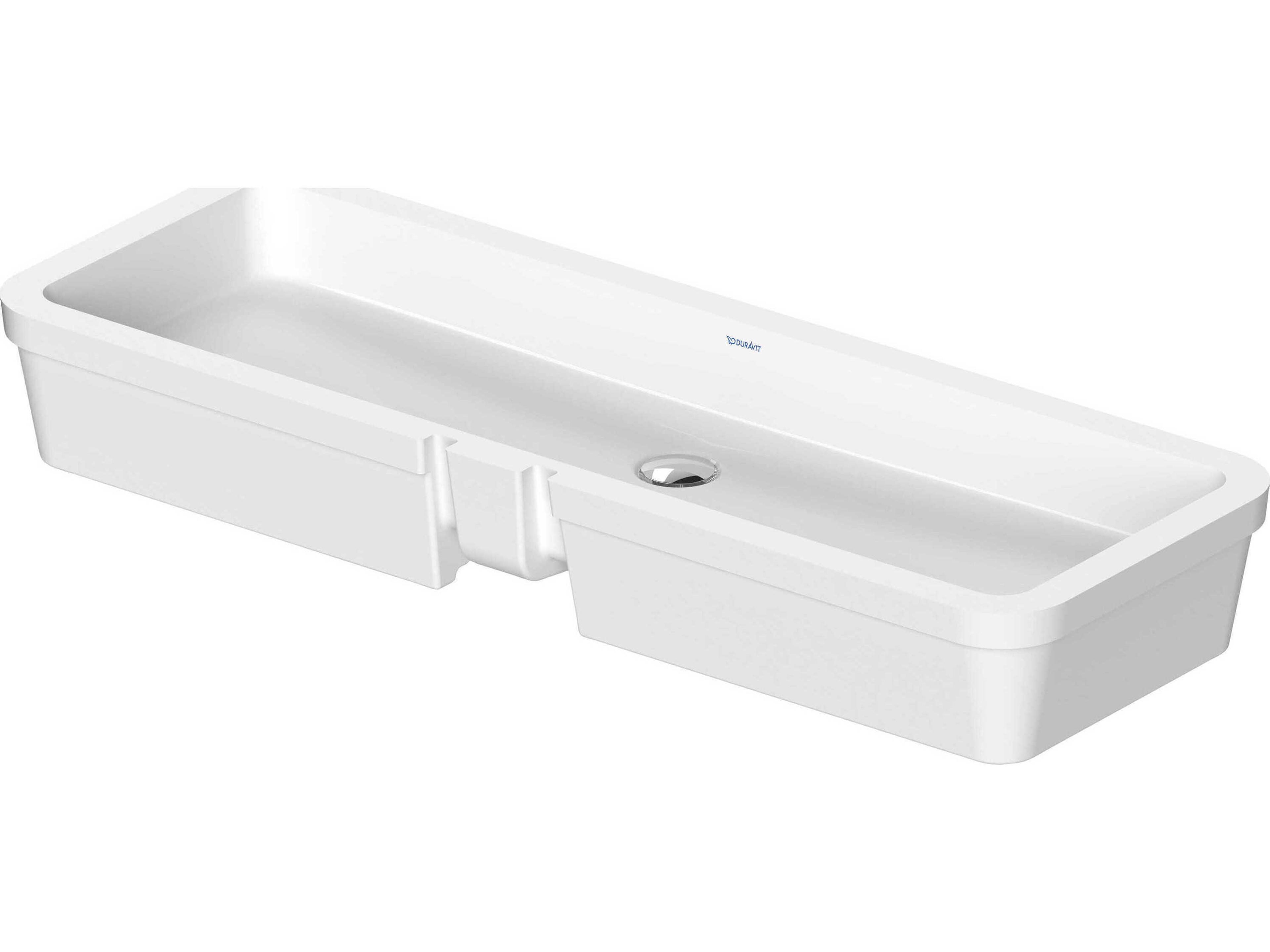 Vero 39'' White High Gloss Undermount Sink with No Faucet Hole