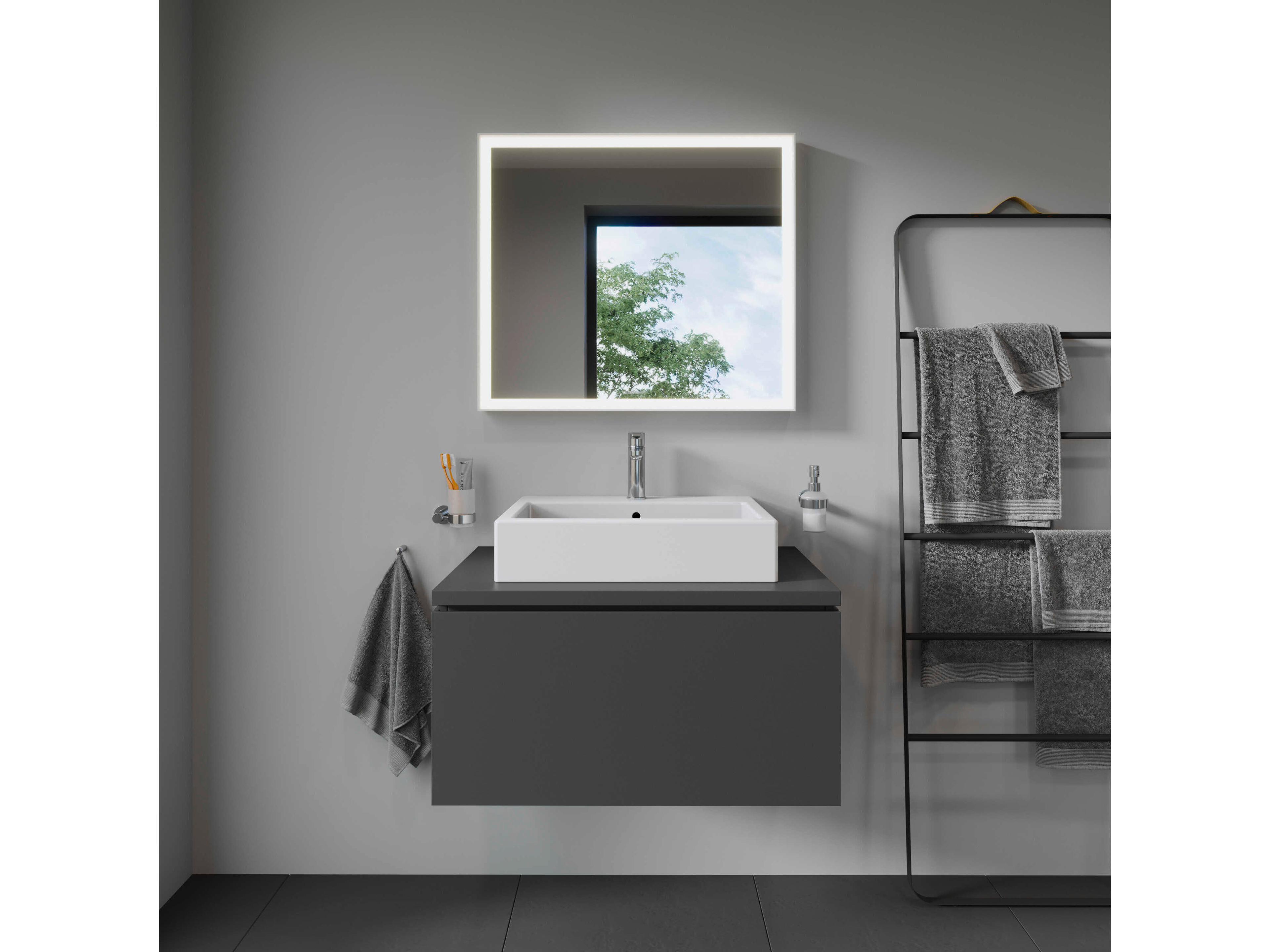 Duravit Vero 23'' Ceramic White High Gloss Washbowl Sink with 1 Faucet Hole