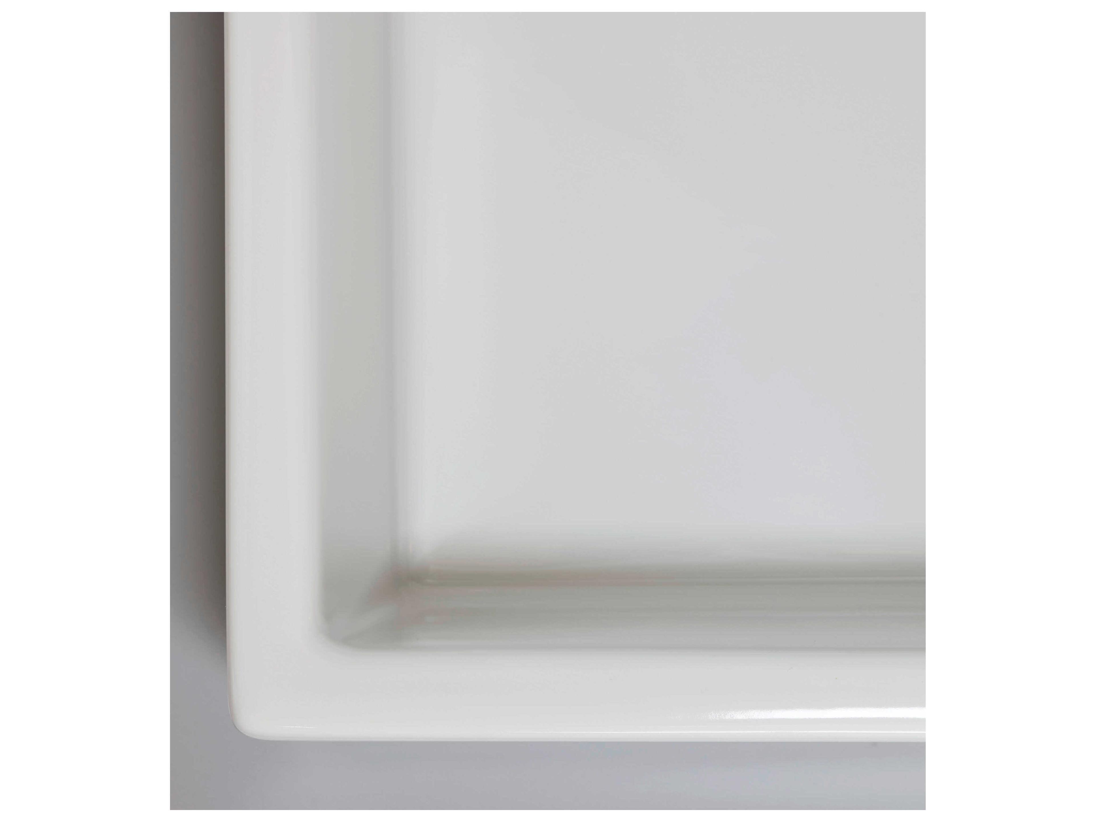 Duravit Vero 20'' Ceramic White High Gloss Sink with 3 Faucet Hole - Ground