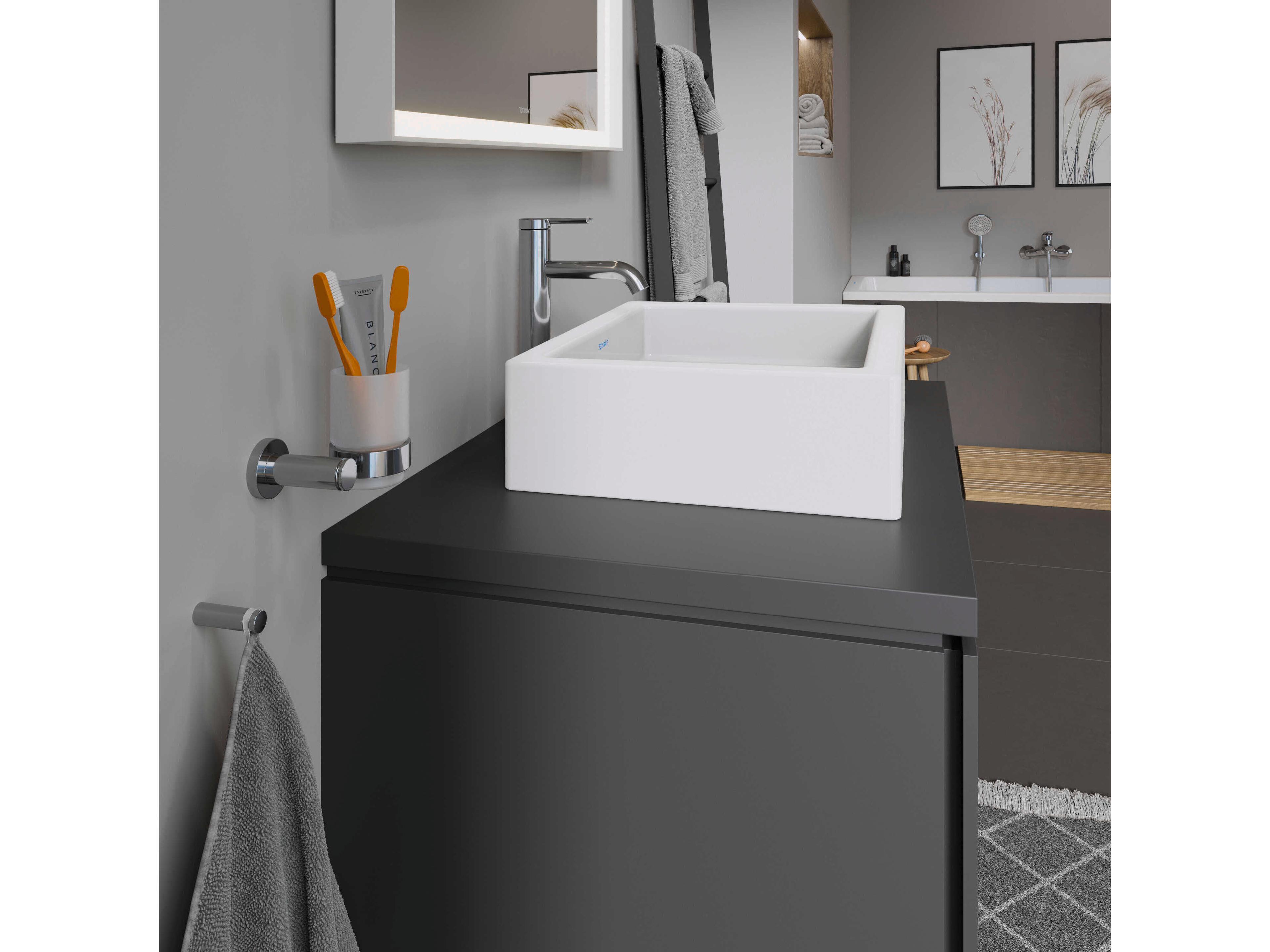 Duravit Vero 20'' Ceramic White High Gloss Washbowl Sink with No Faucet Hole