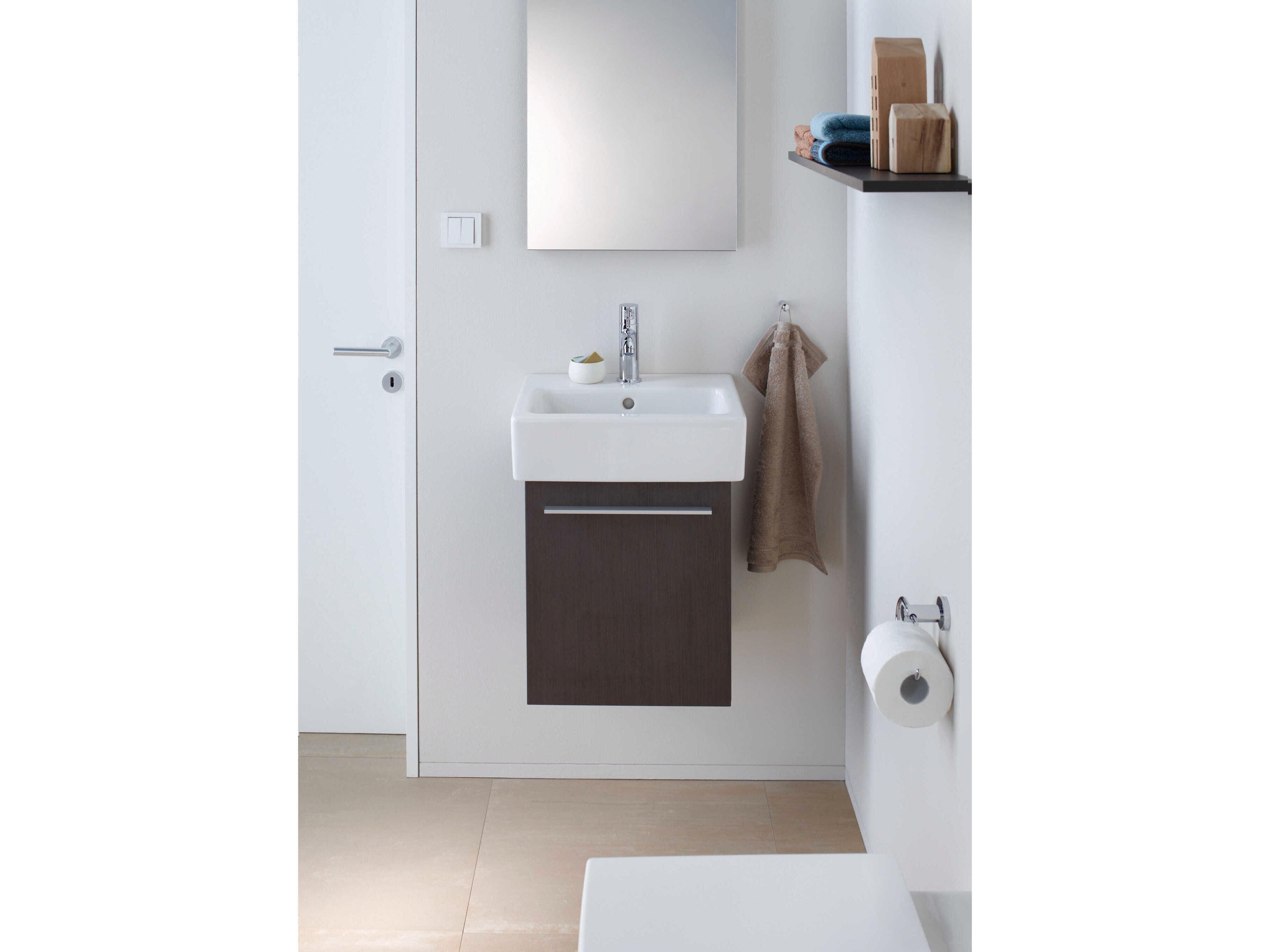Duravit Vero 18'' Ceramic White High Gloss Hand Sink with 1 Faucet Hole
