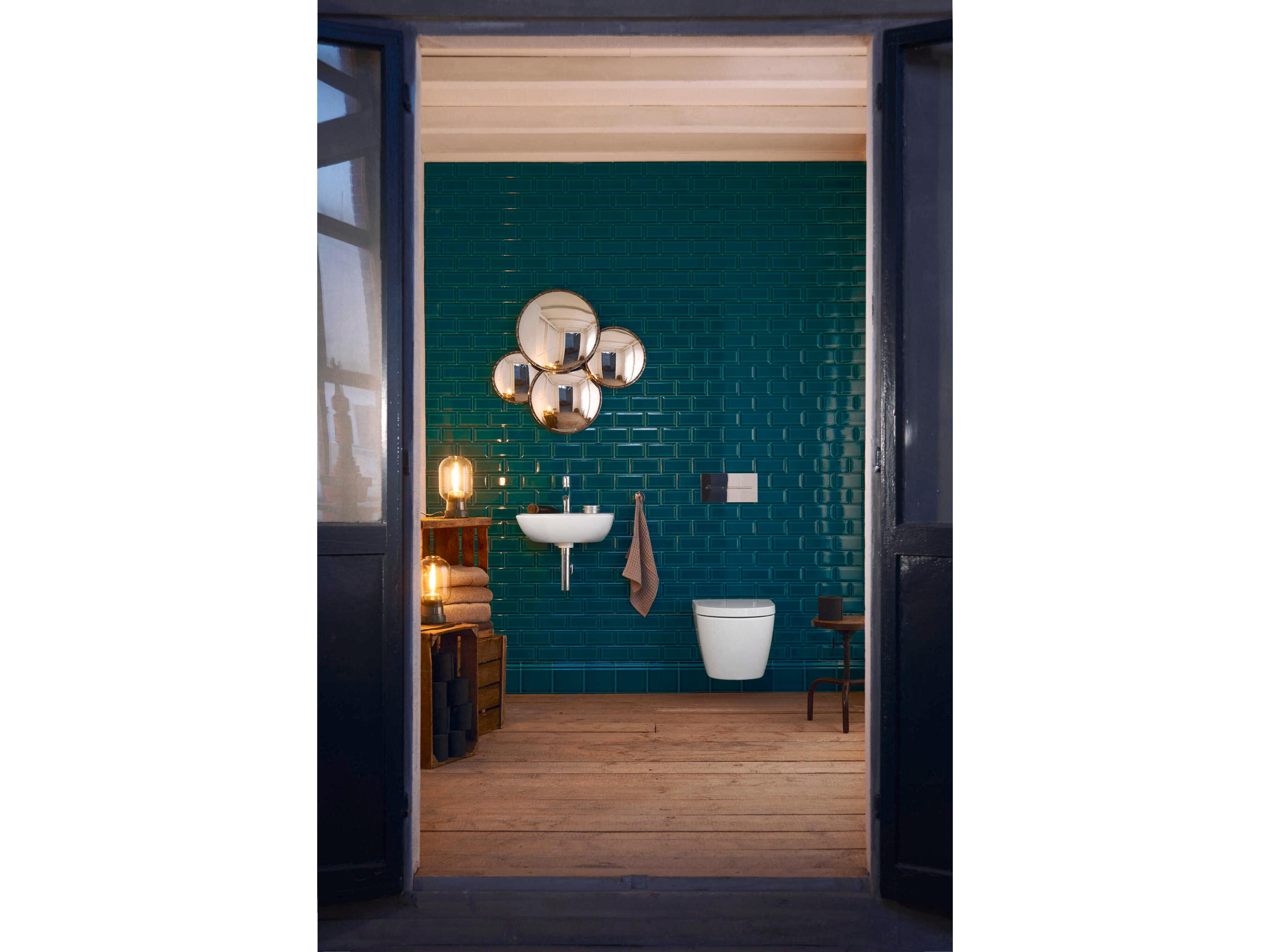 Duravit Me By Starck 18'' Ceramic White High Gloss Hand Sink with 1 Faucet Hole