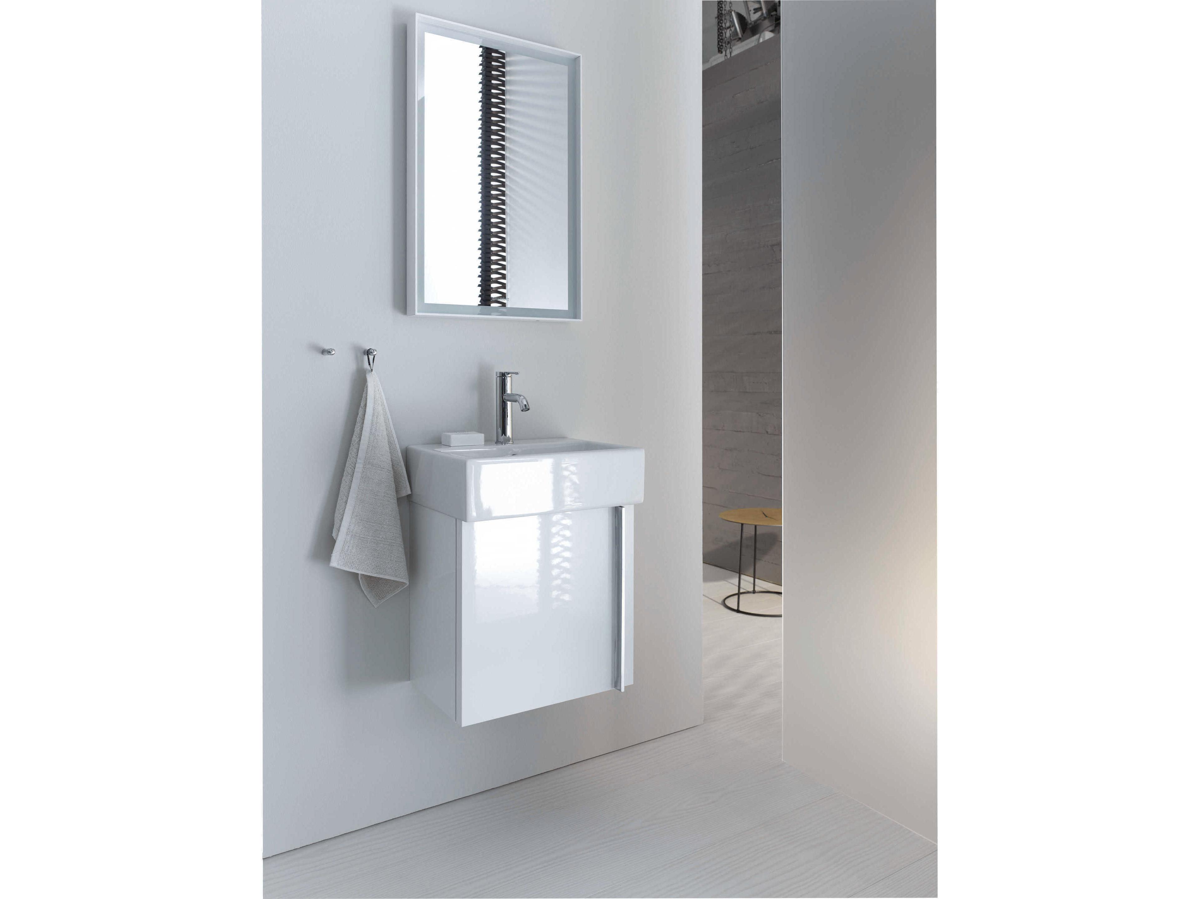 Duravit Vero 16'' Ceramic White High Gloss Hand Sink with 1 Faucet Hole
