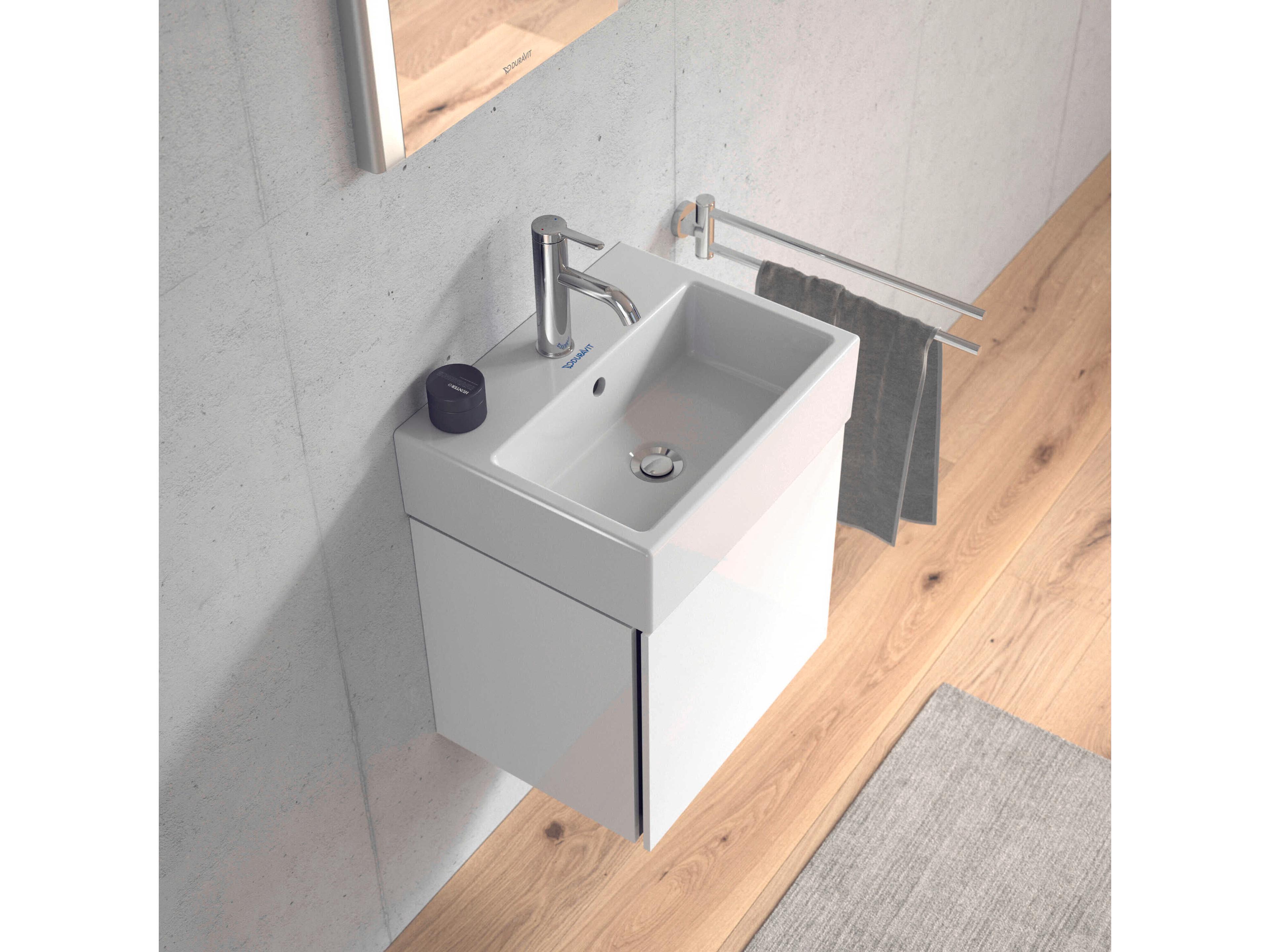 Duravit Vero 16'' Ceramic White High Gloss Hand Sink with 1 Faucet Hole