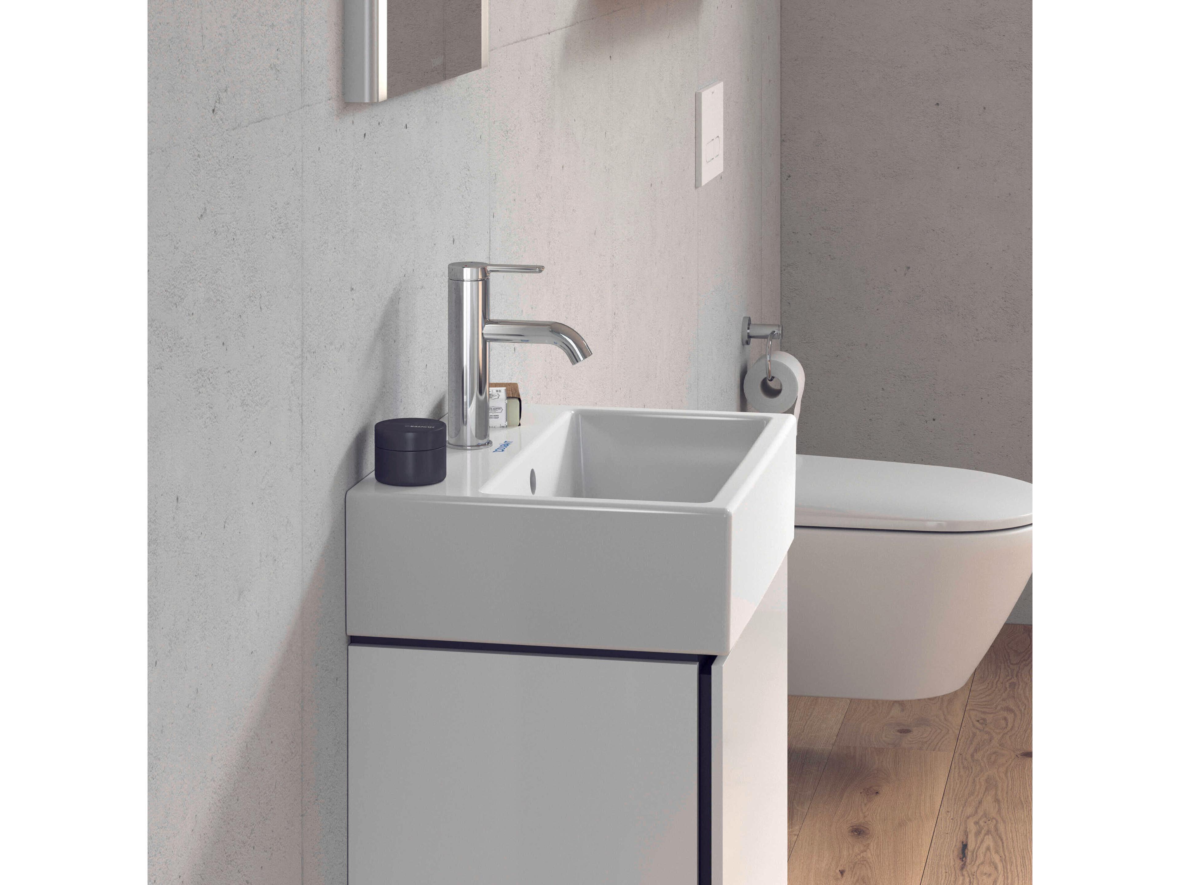 Duravit Vero 16'' Ceramic White High Gloss Hand Sink with 1 Faucet Hole