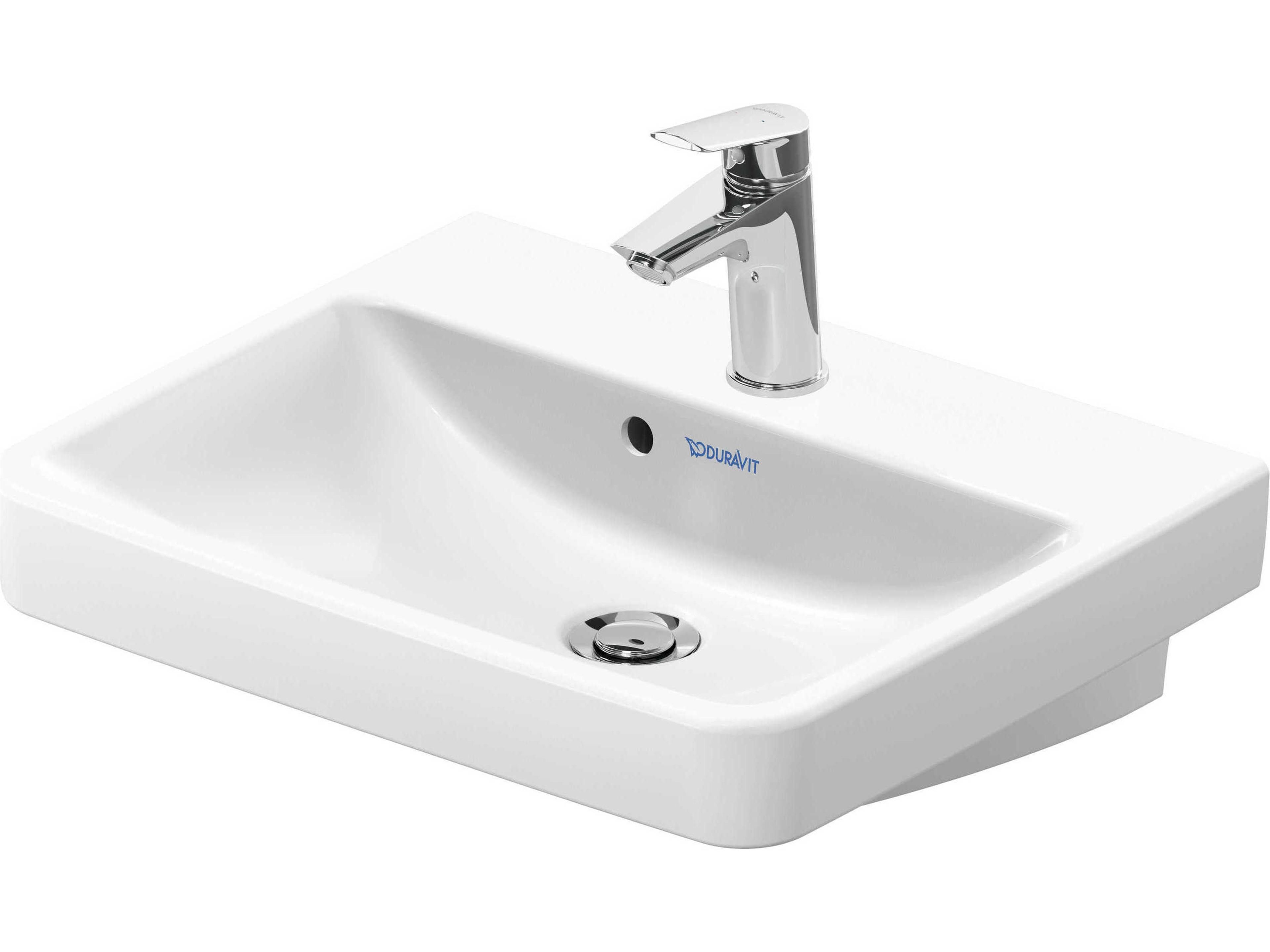 No.1 20'' Ceramic White High Gloss Sink with 1 Faucet Hole