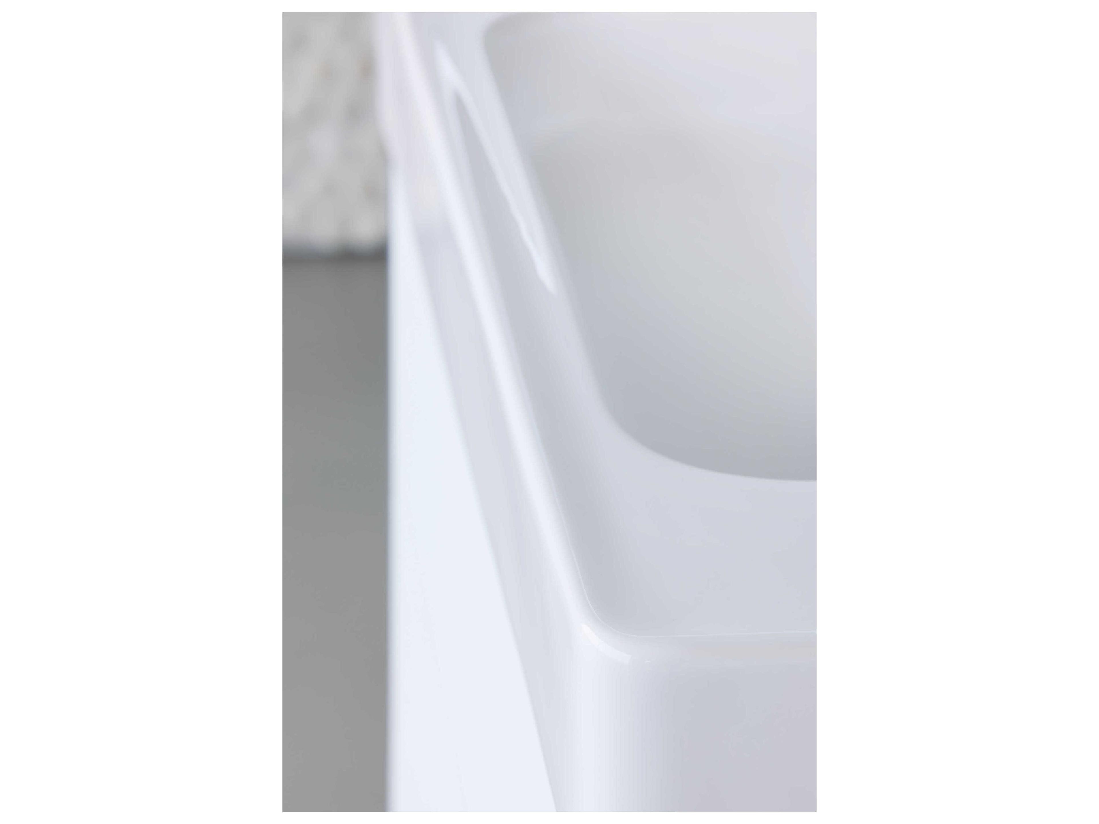 Duravit Soleil By Starck 18'' Ceramic White High Gloss Hand Sink with 1 Faucet Hole