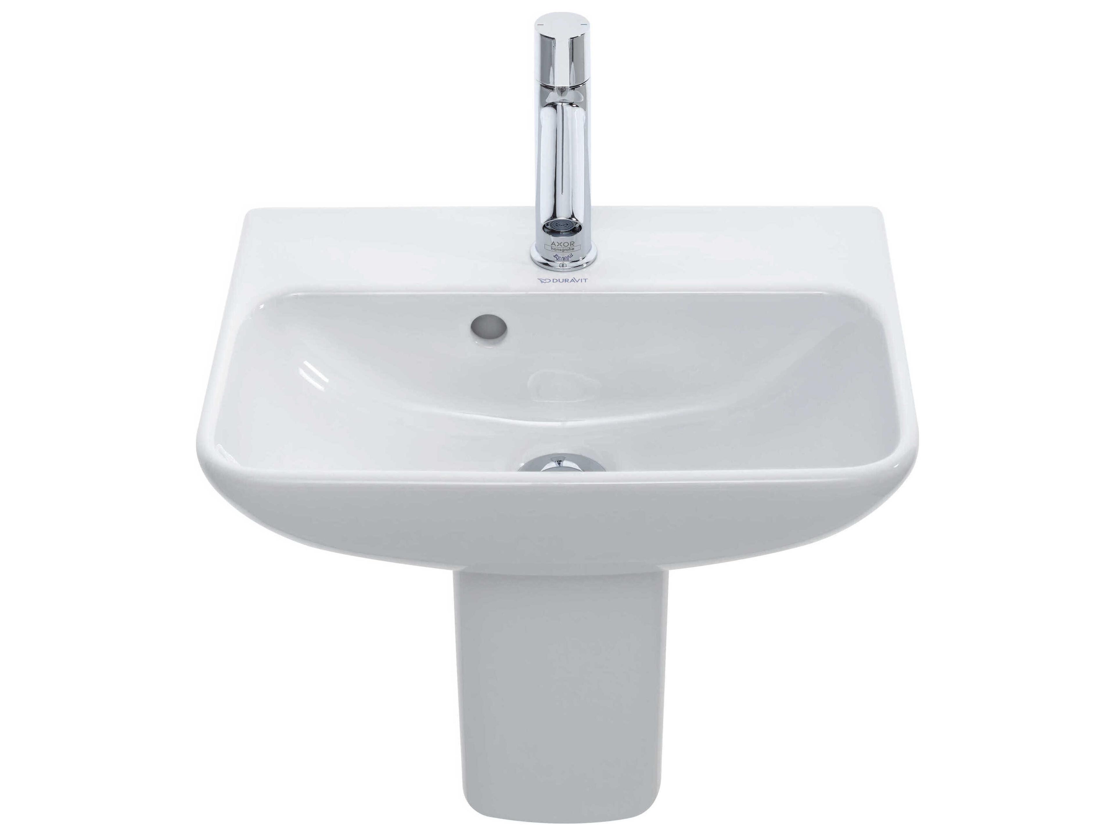 Duravit Me By Starck 7'' Ceramic White High Gloss Siphon Cover