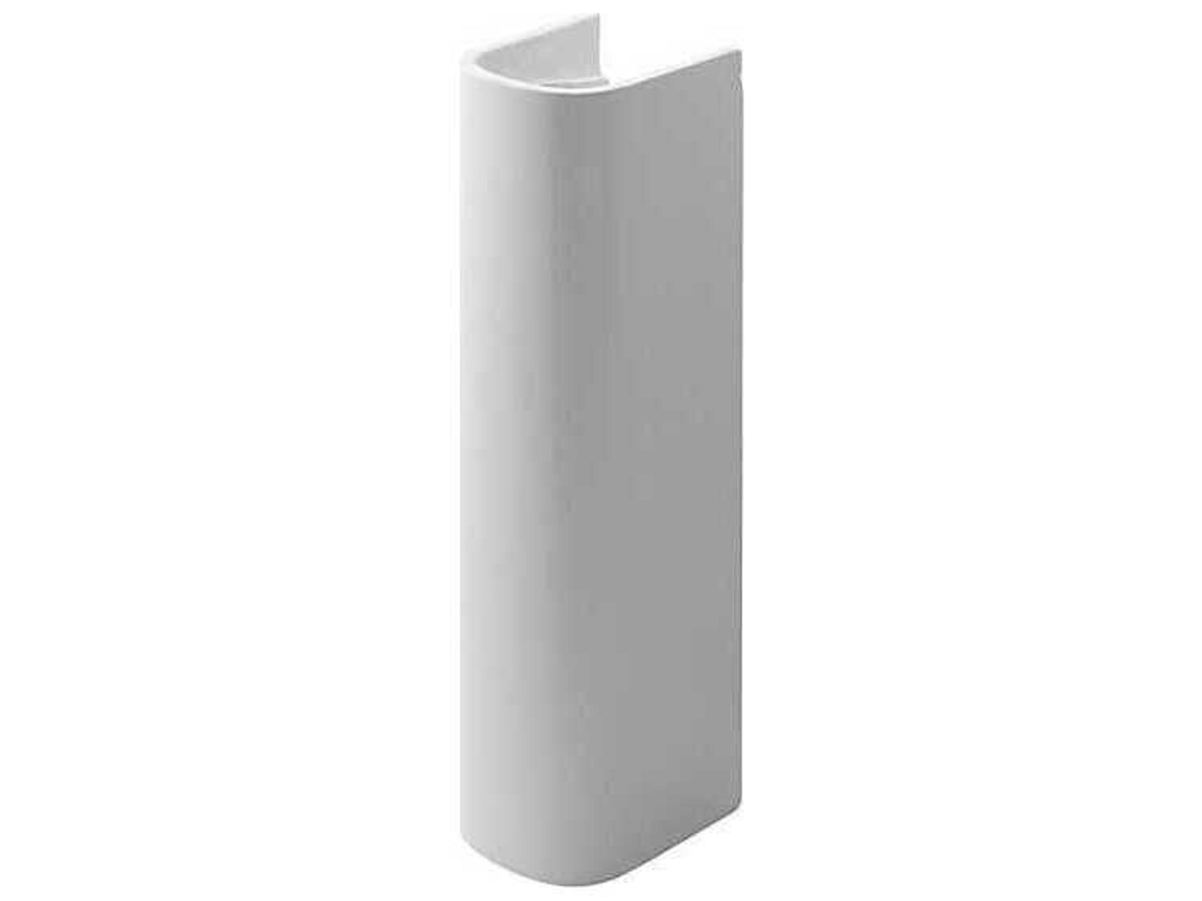 D-code Ceramic White High Gloss Pedestal