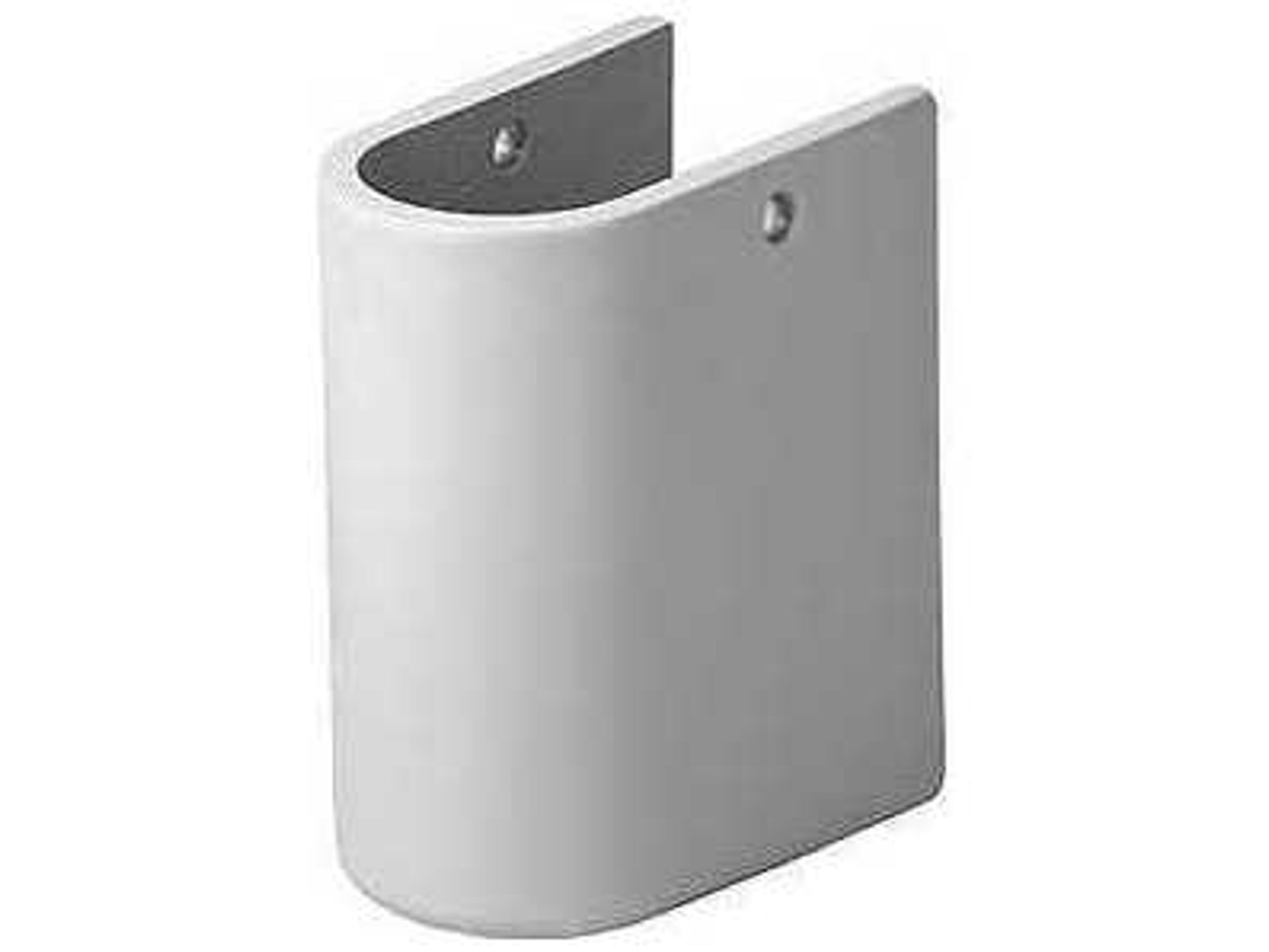 Starck 3 7'' White High Gloss Siphon Cover