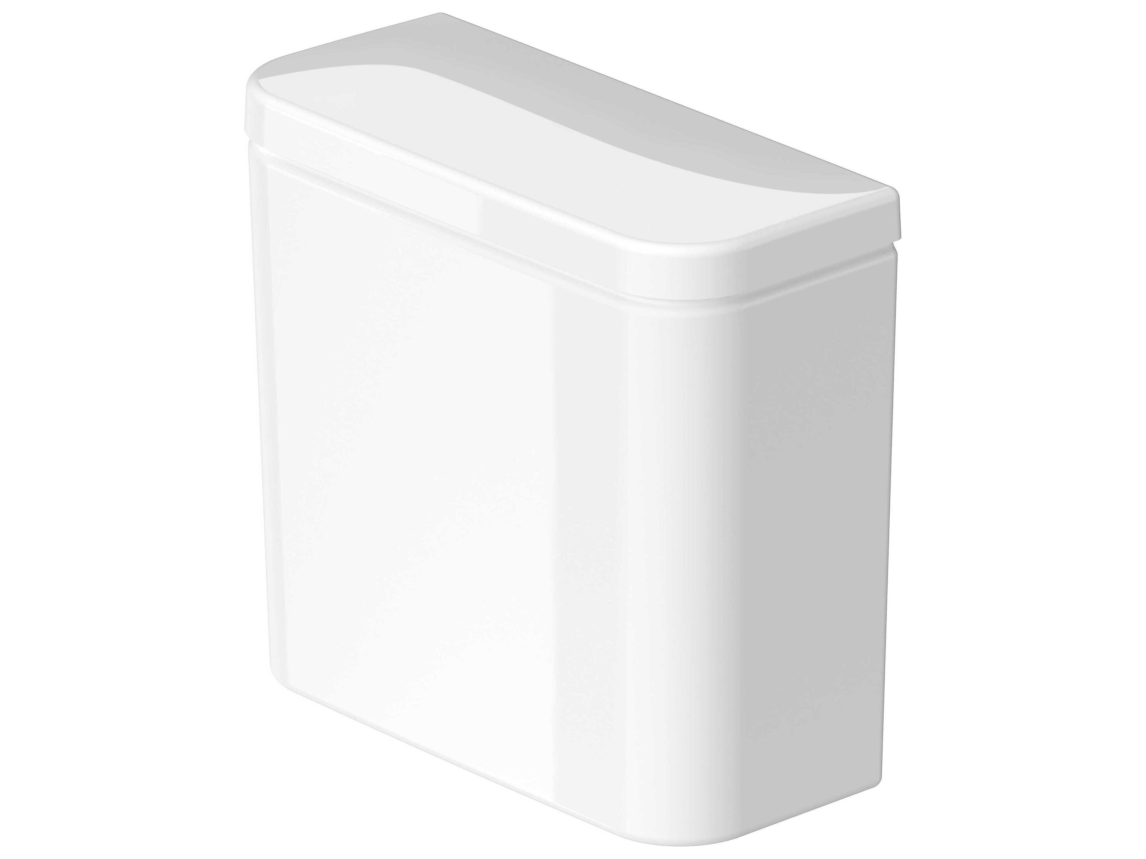 No.1 15'' Ceramic Single Flush White Tank - 1.27 GPF - Left-Hand Lever