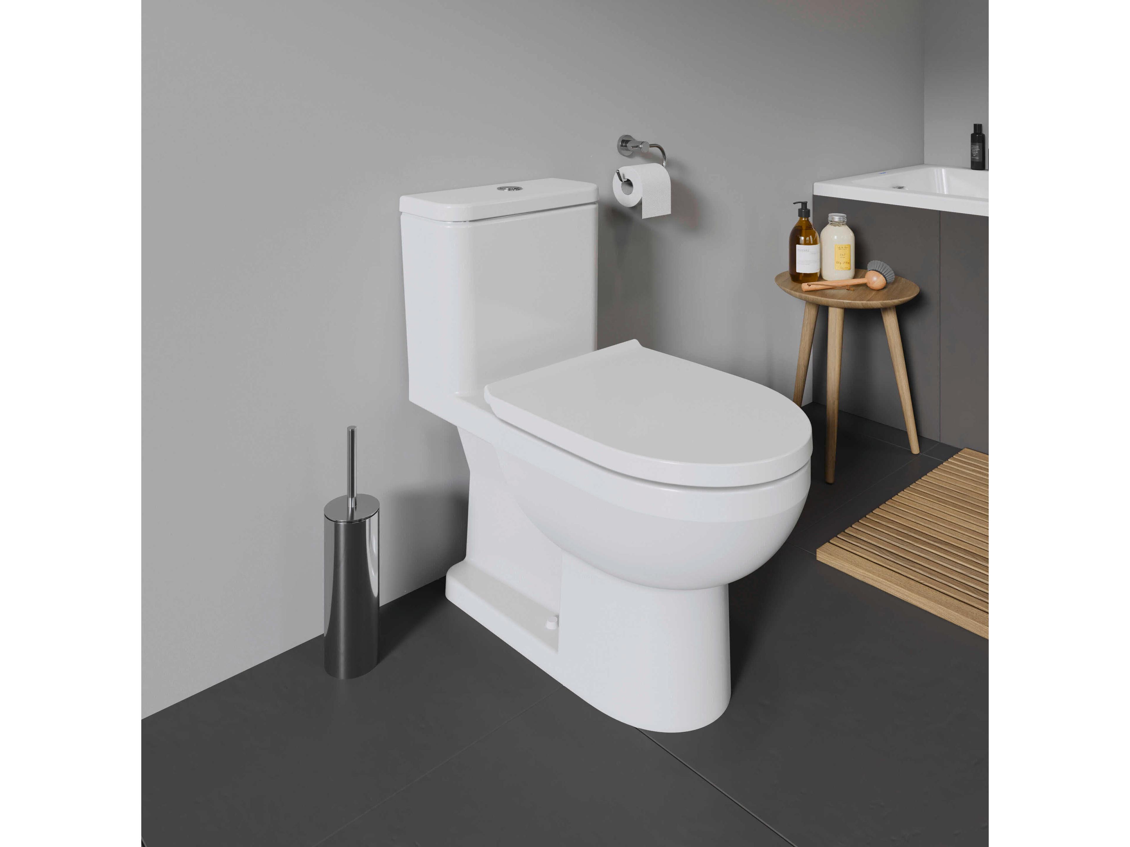 Duravit Duravit No.1 15'' Ceramic Dual Flush One-Piece White High Gloss Toilet