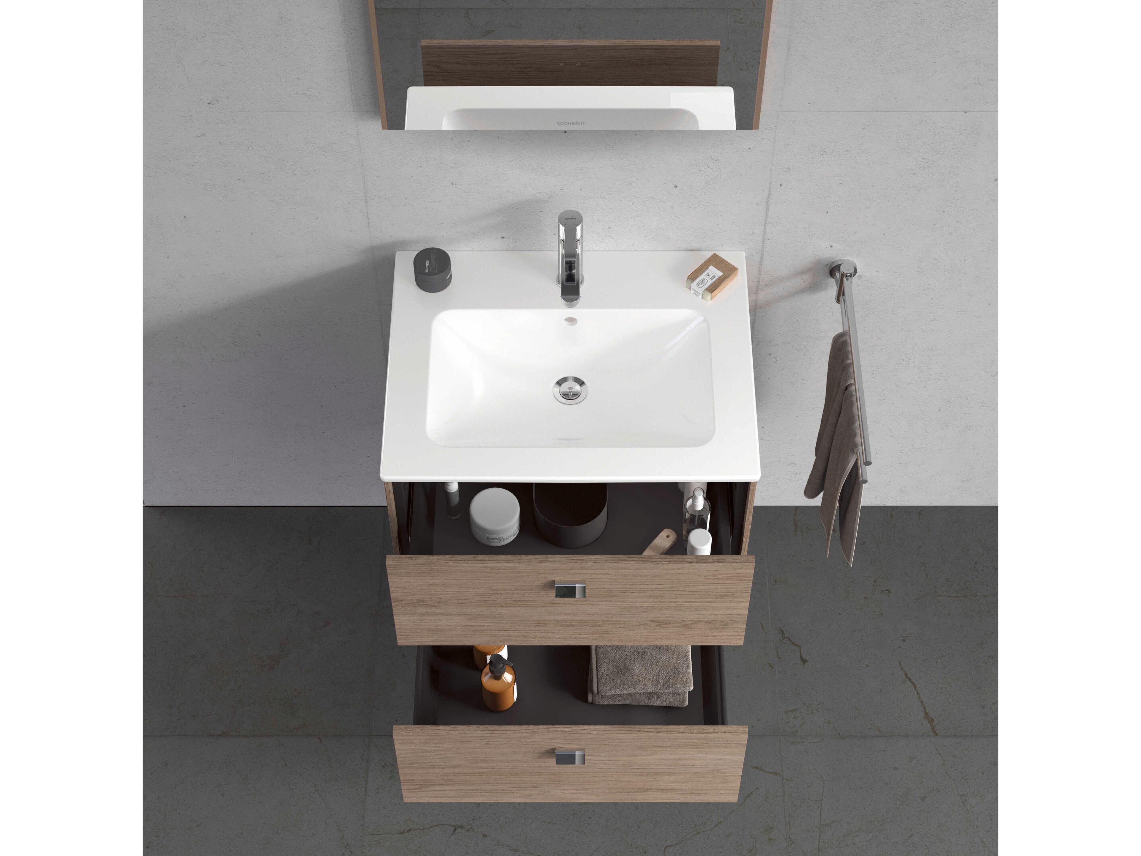 Duravit Brioso 24'' Oak Terra Matt Vanity