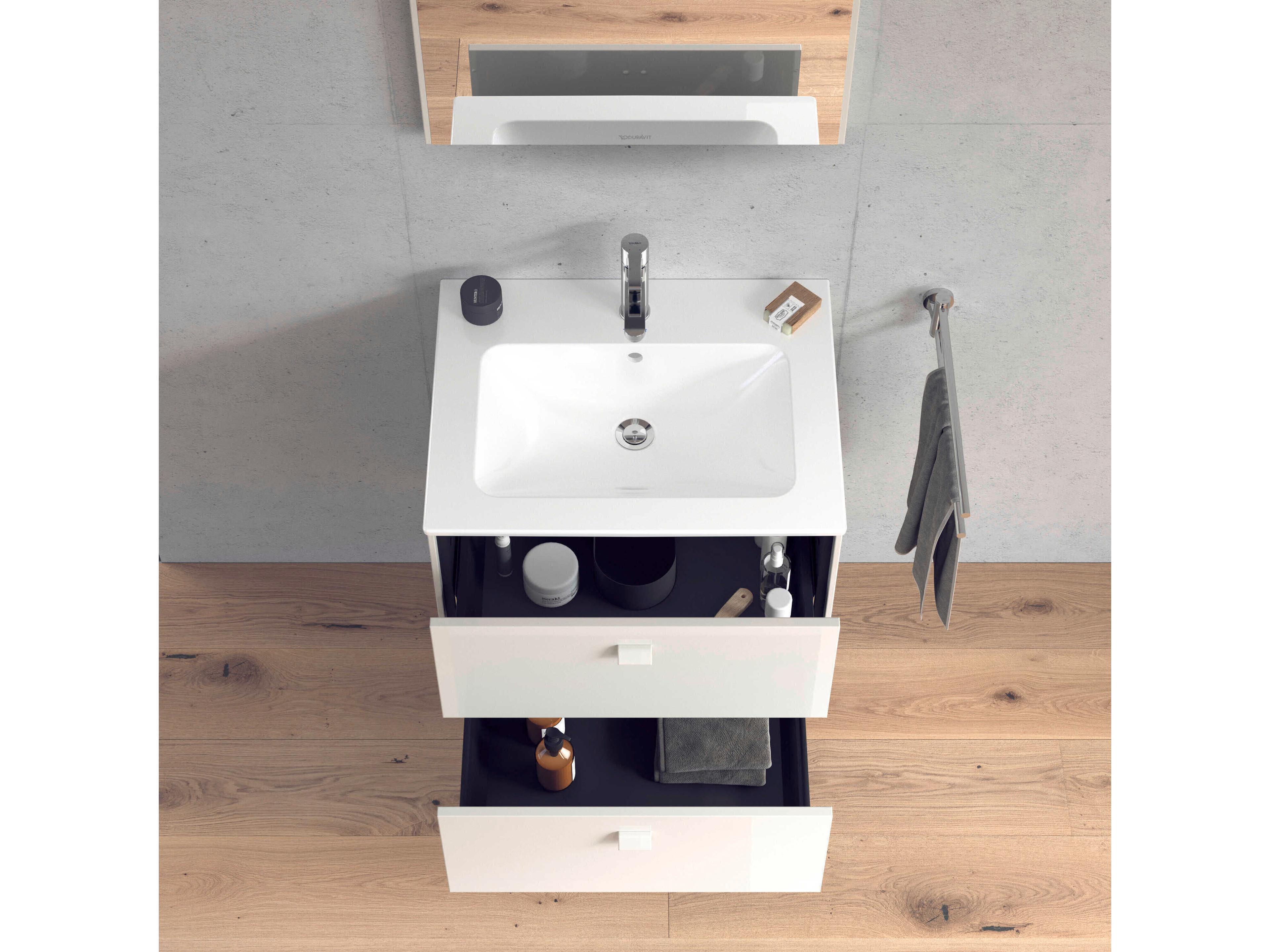 Duravit Brioso 24'' White High Gloss Vanity