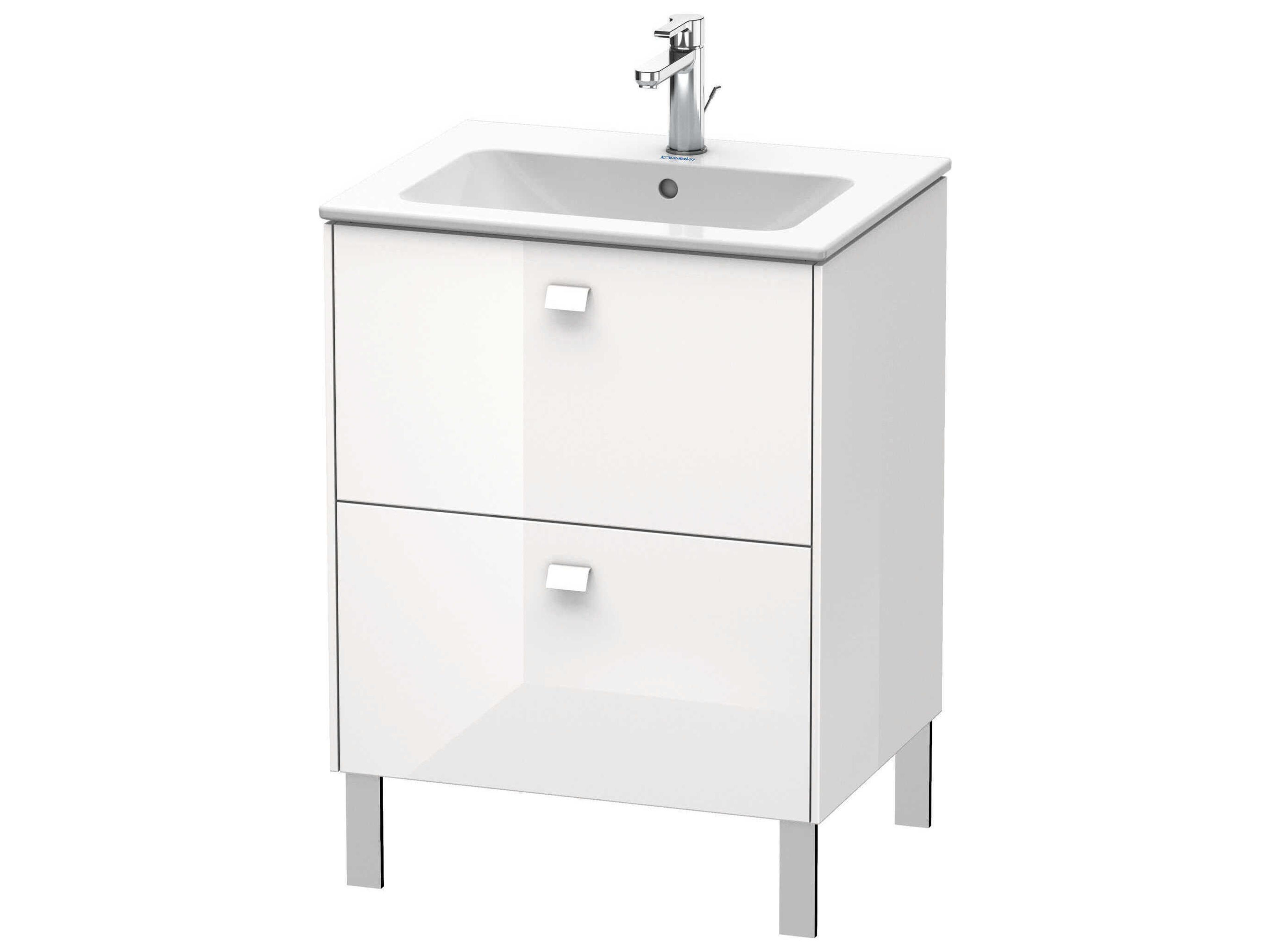 Brioso 24'' White High Gloss Vanity