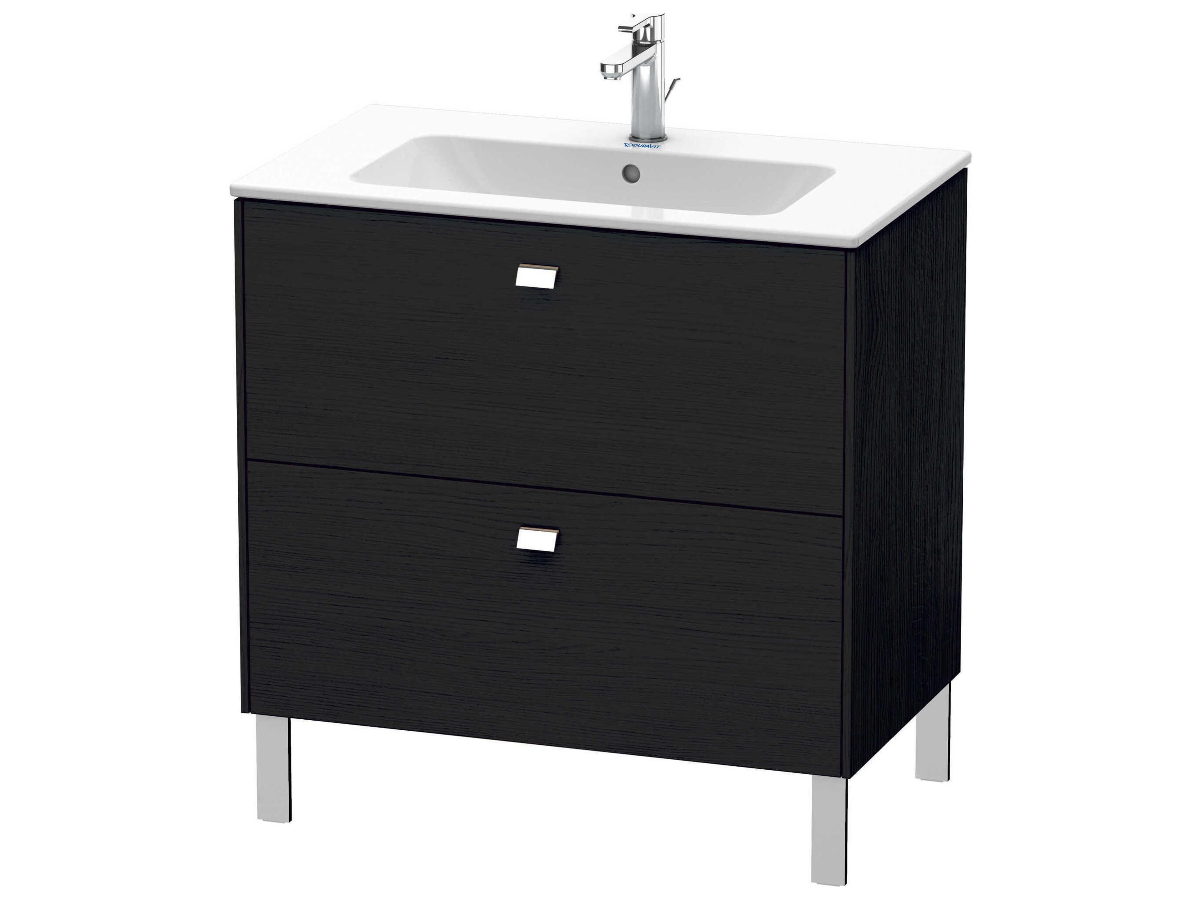 Duravit Brioso 32'' Black Oak Matt Vanity